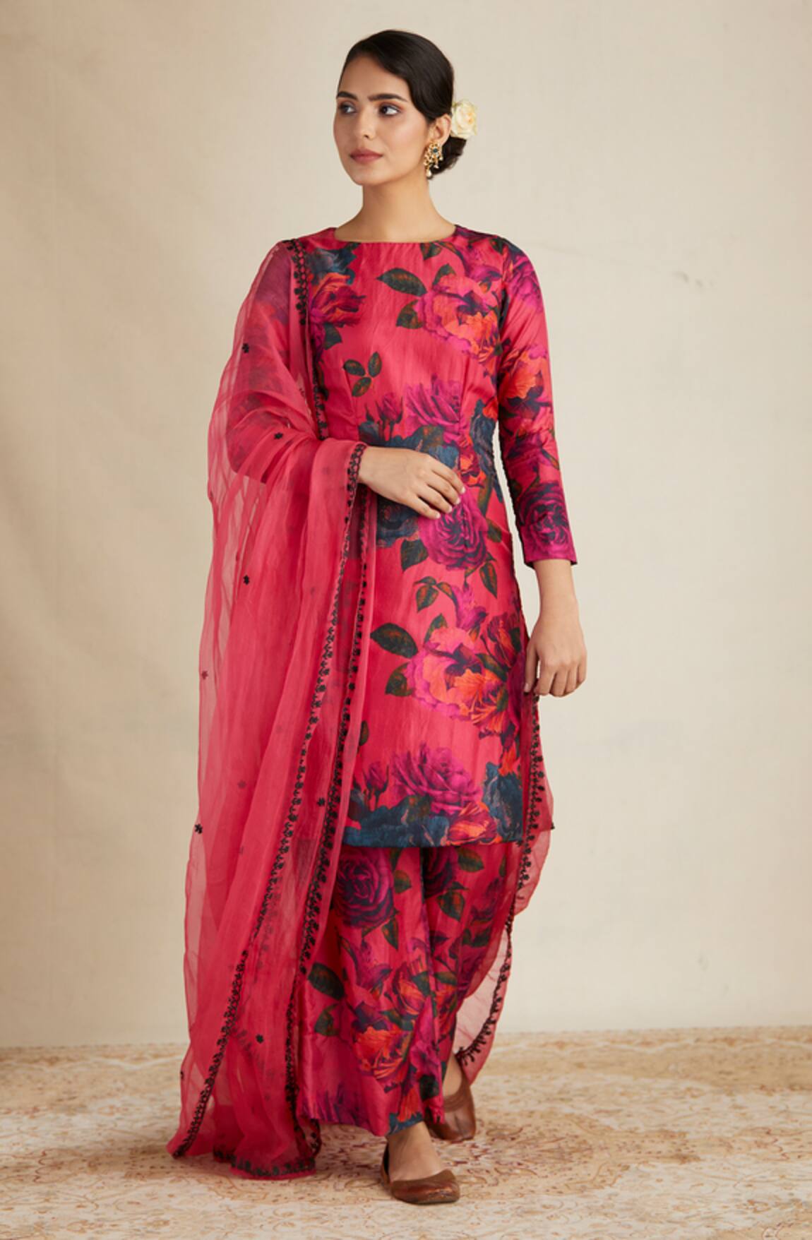 Astha Narang Floral Print Kurta Set
