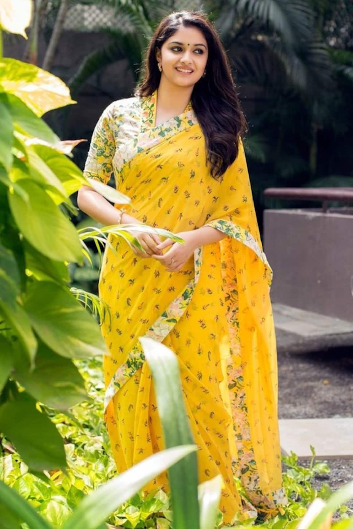 Nikasha Printed Saree with Blouse