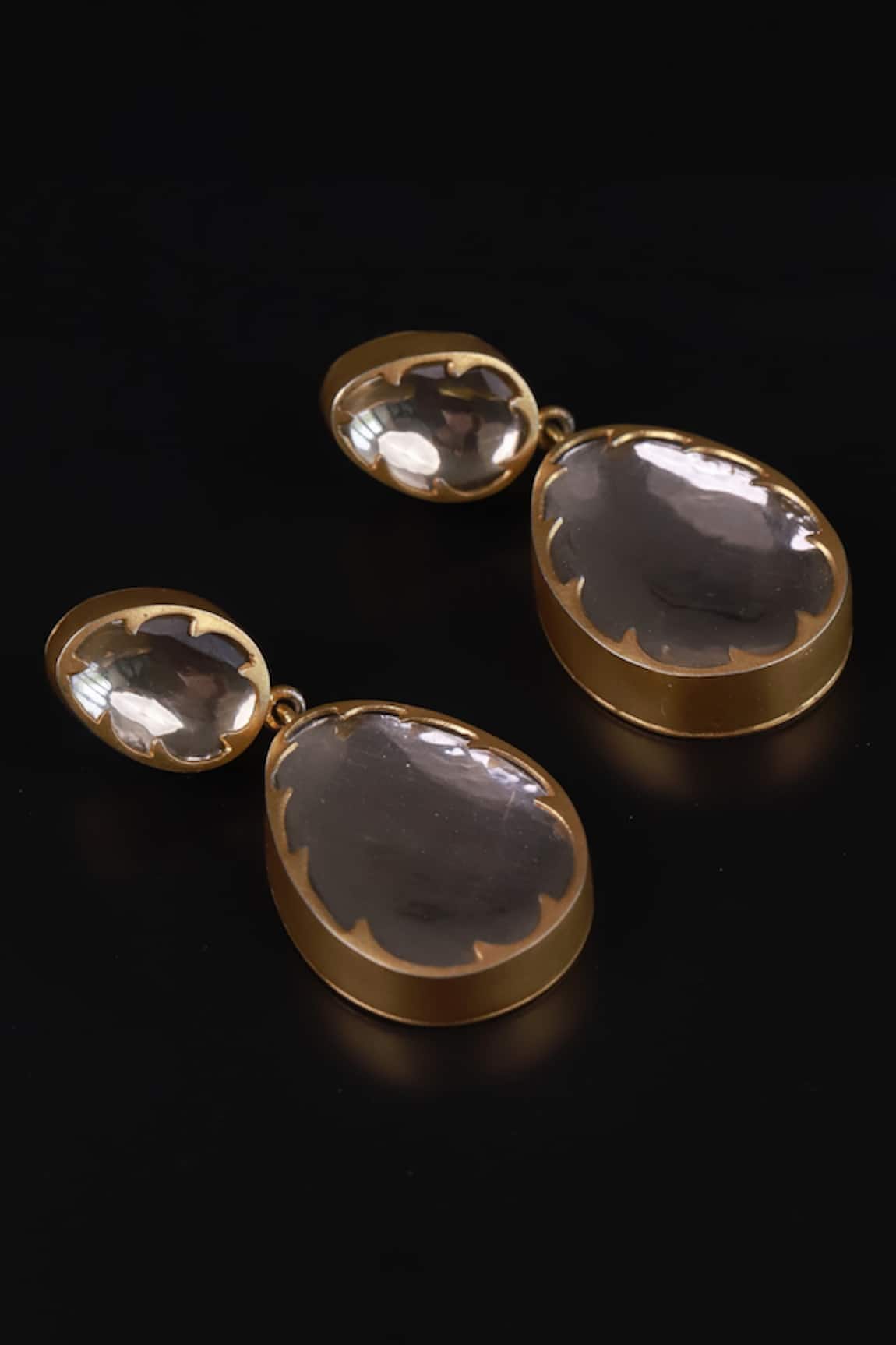 Osvag India Polki Embellished Earrings 