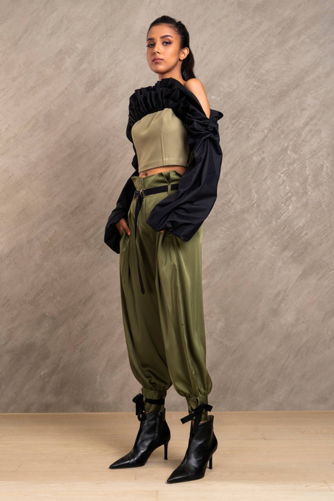 Chillosophy High Waist Satin Pants 