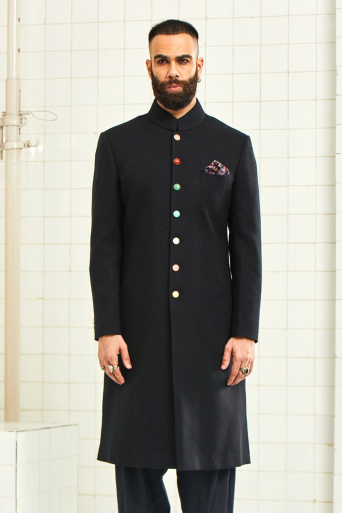 Rajesh Pratap Singh Button Down Sherwani