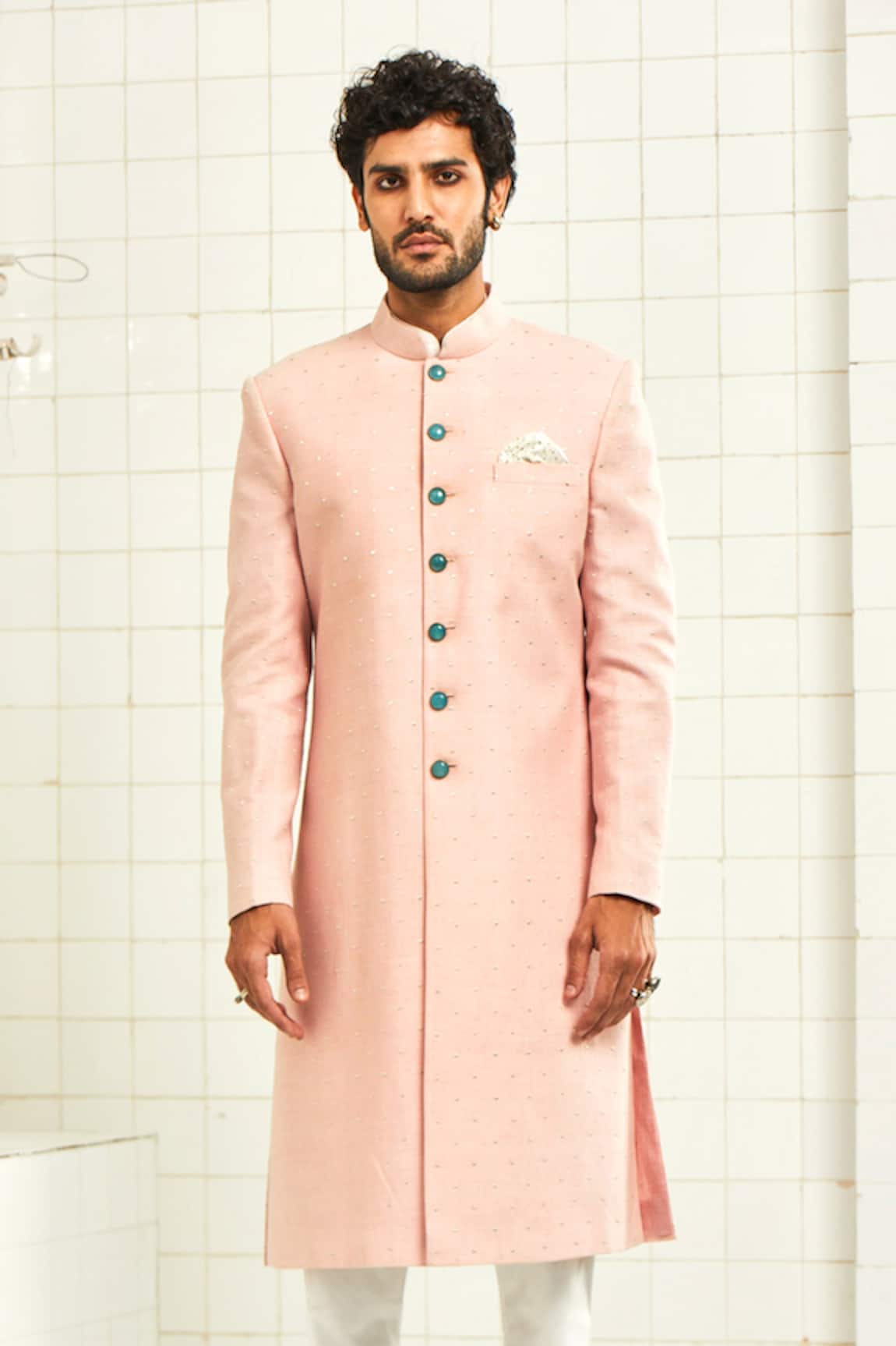 Rajesh Pratap Singh Silk Sherwani