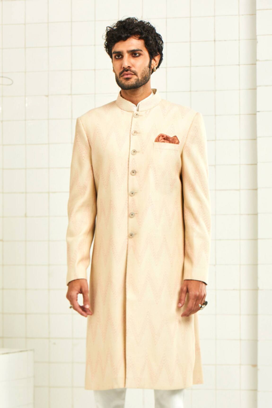 Rajesh Pratap Singh Embroidered Sherwani 