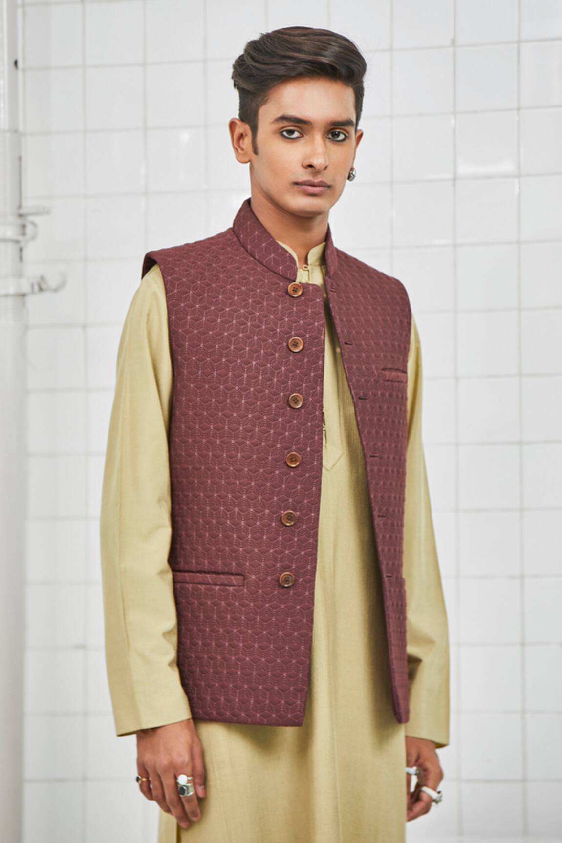 Rajesh Pratap Singh Ramdevra Quilted Bundi 
