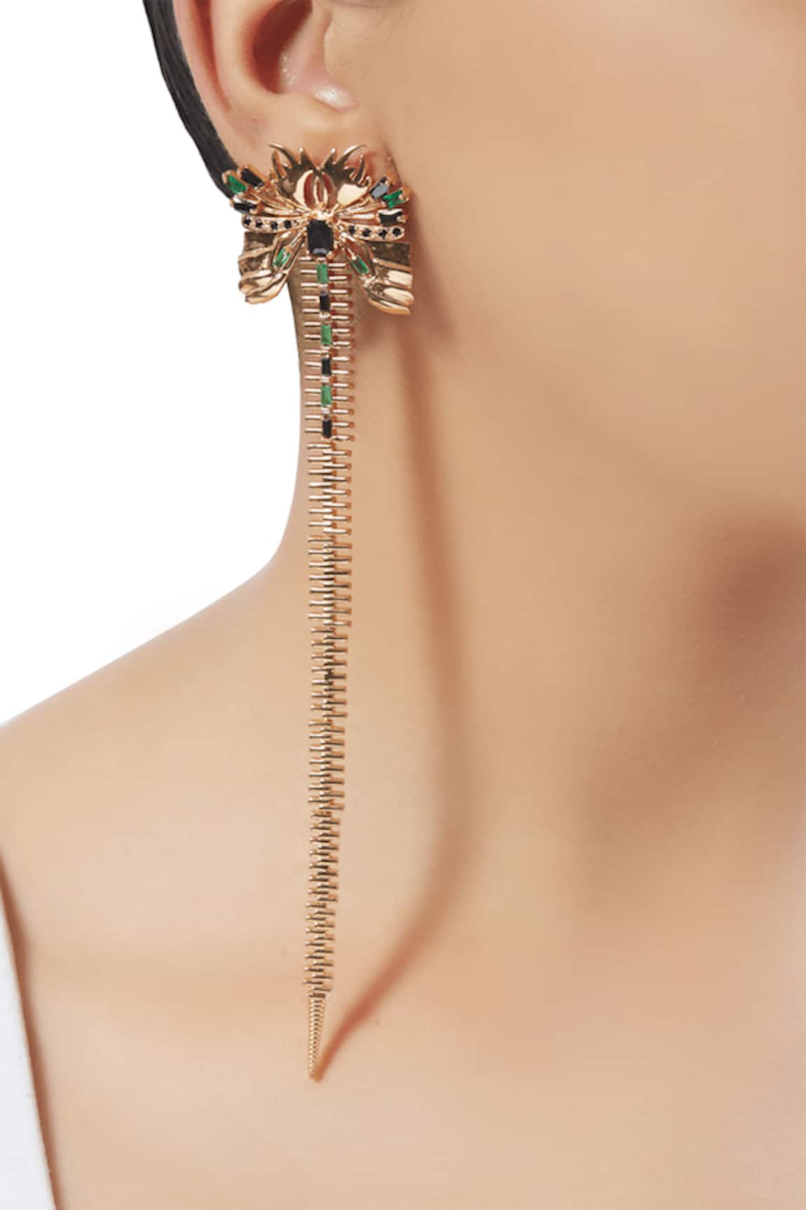 Outhouse Sylphina Ziptail Long Earrings