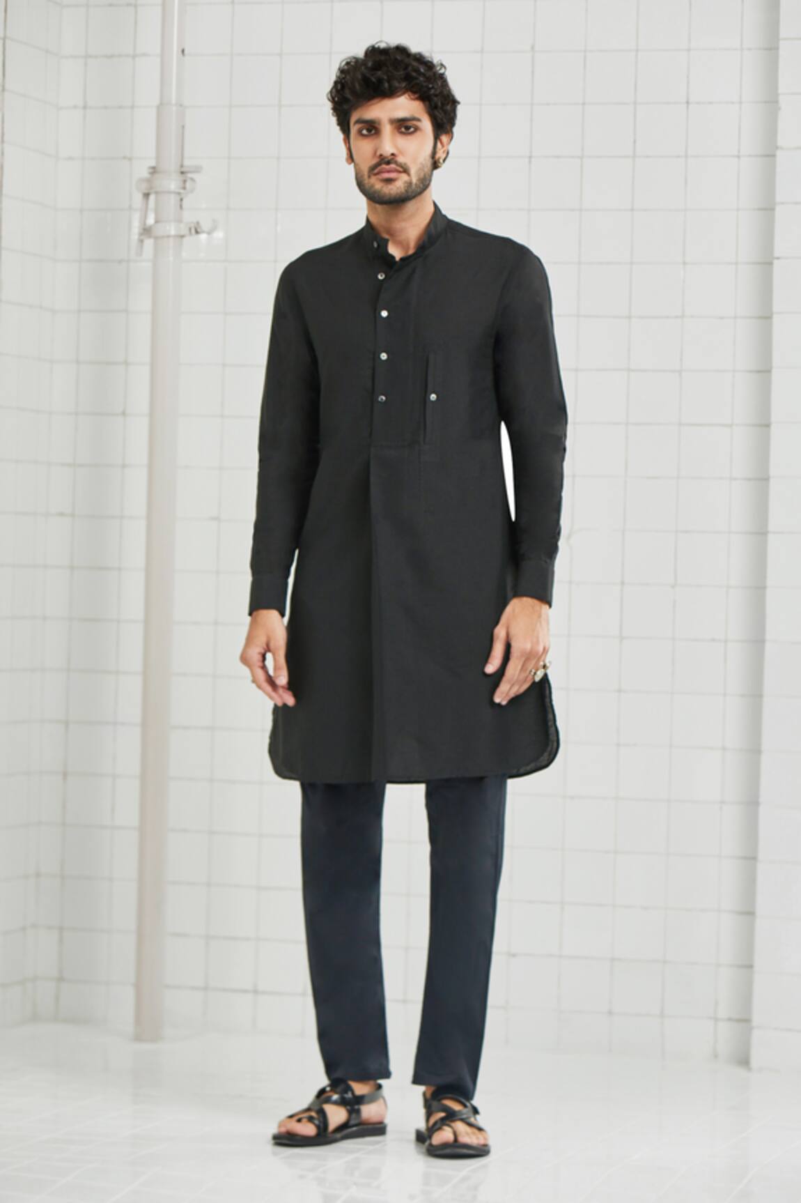 Rajesh Pratap Singh Rewat Handwoven Short Tunic 