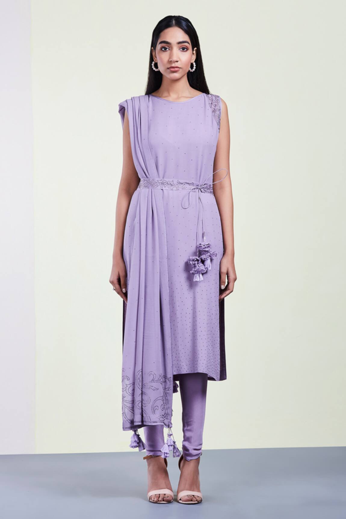 Sue Mue Embellished Kurta Set