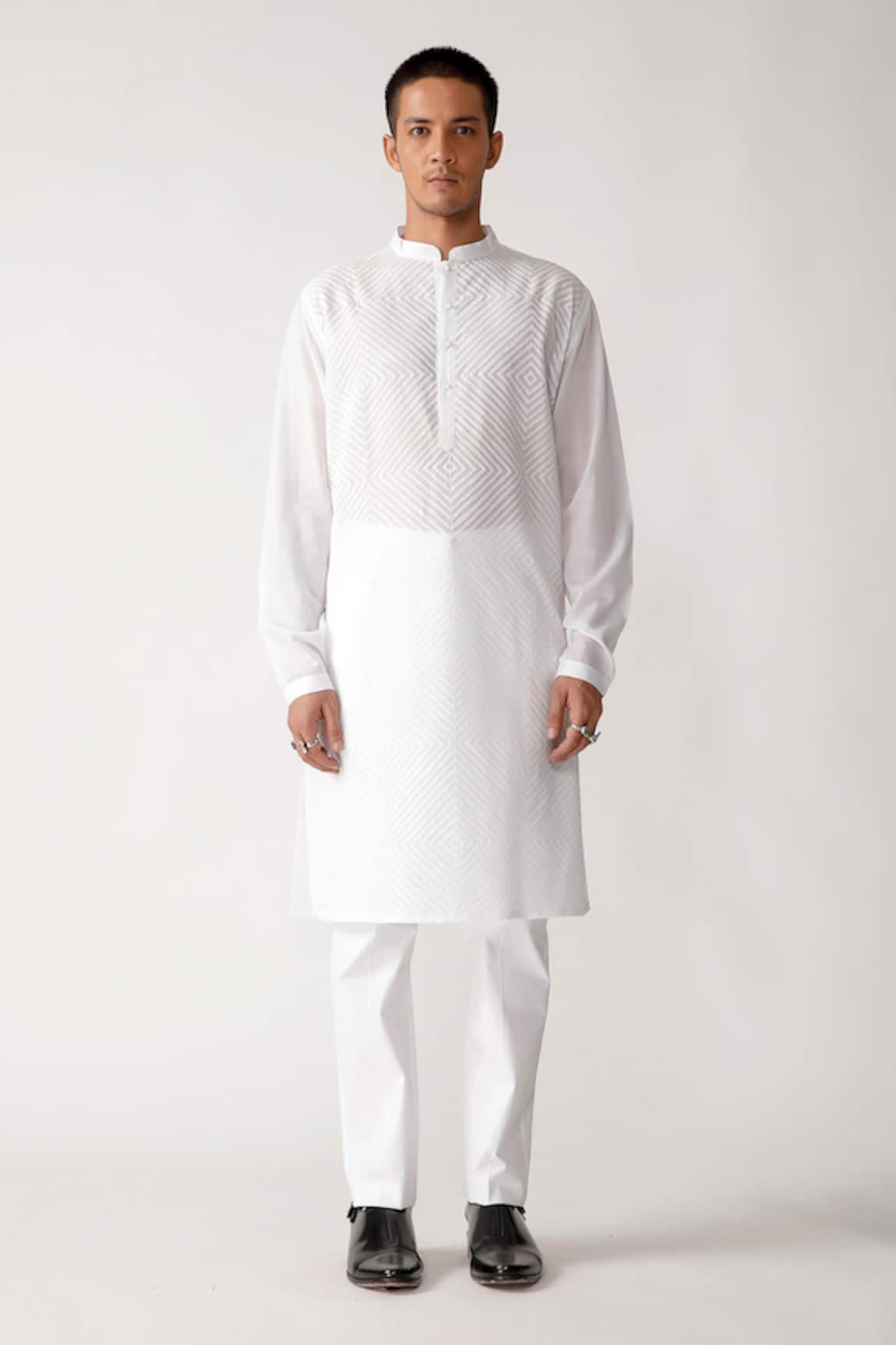 Rajesh Pratap Singh Barsam Handwoven Kurta Set 