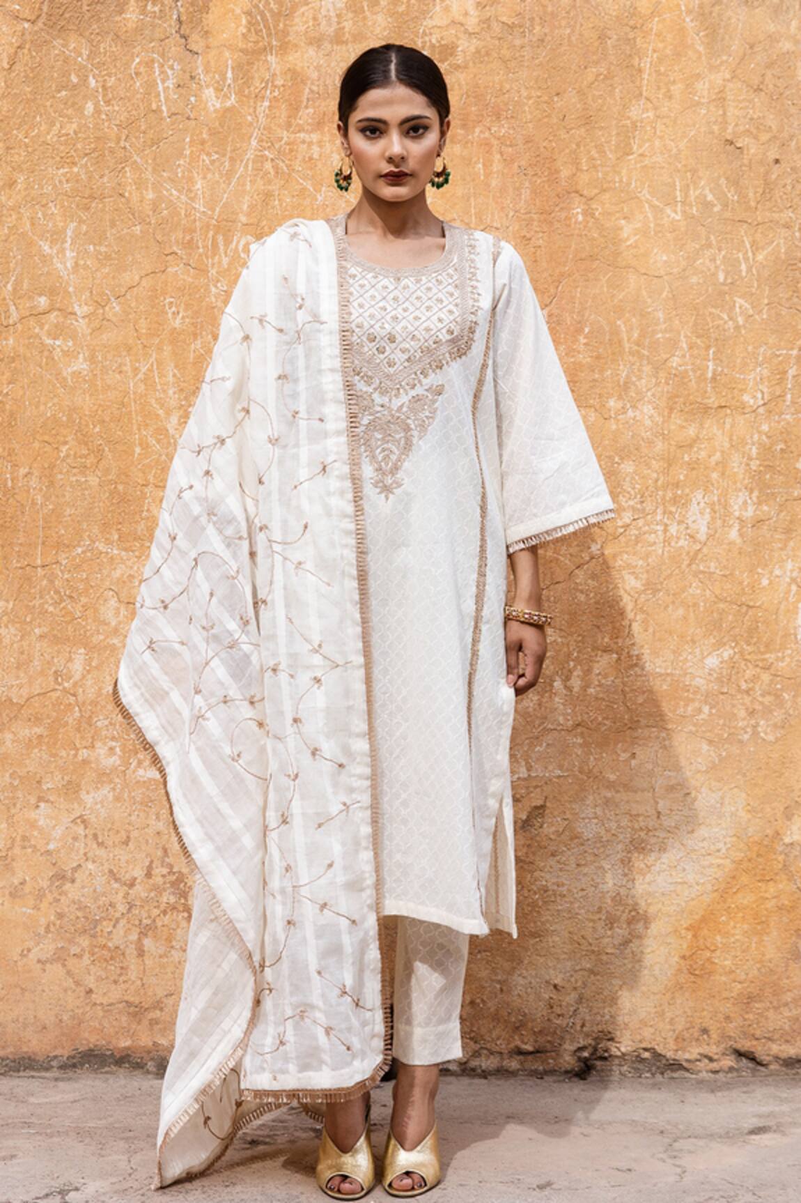 Gulabo Jaipur Emira Zardozi Hand Embroidered Kurta Set