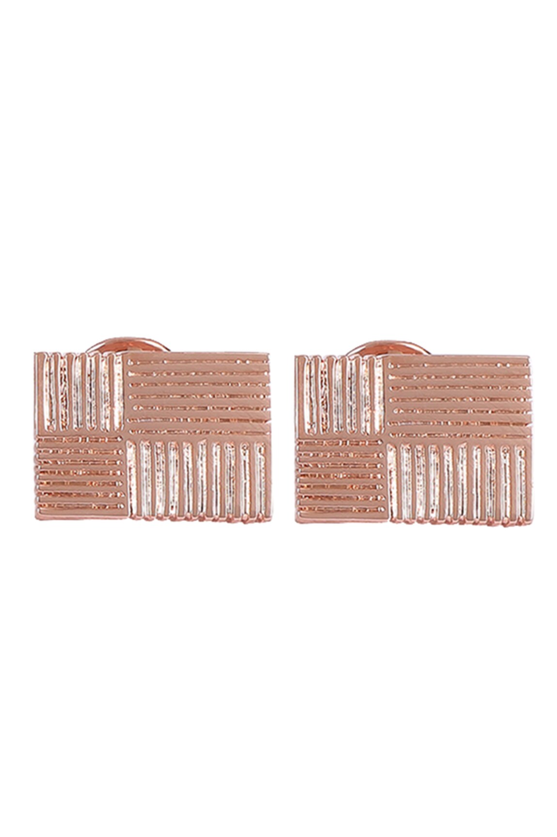 Closet Code Geometric Pinstripe Cufflinks