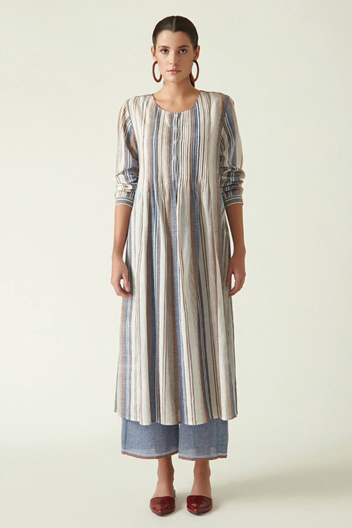 Payal Pratap Pican Cotton Chambray Palazzo 