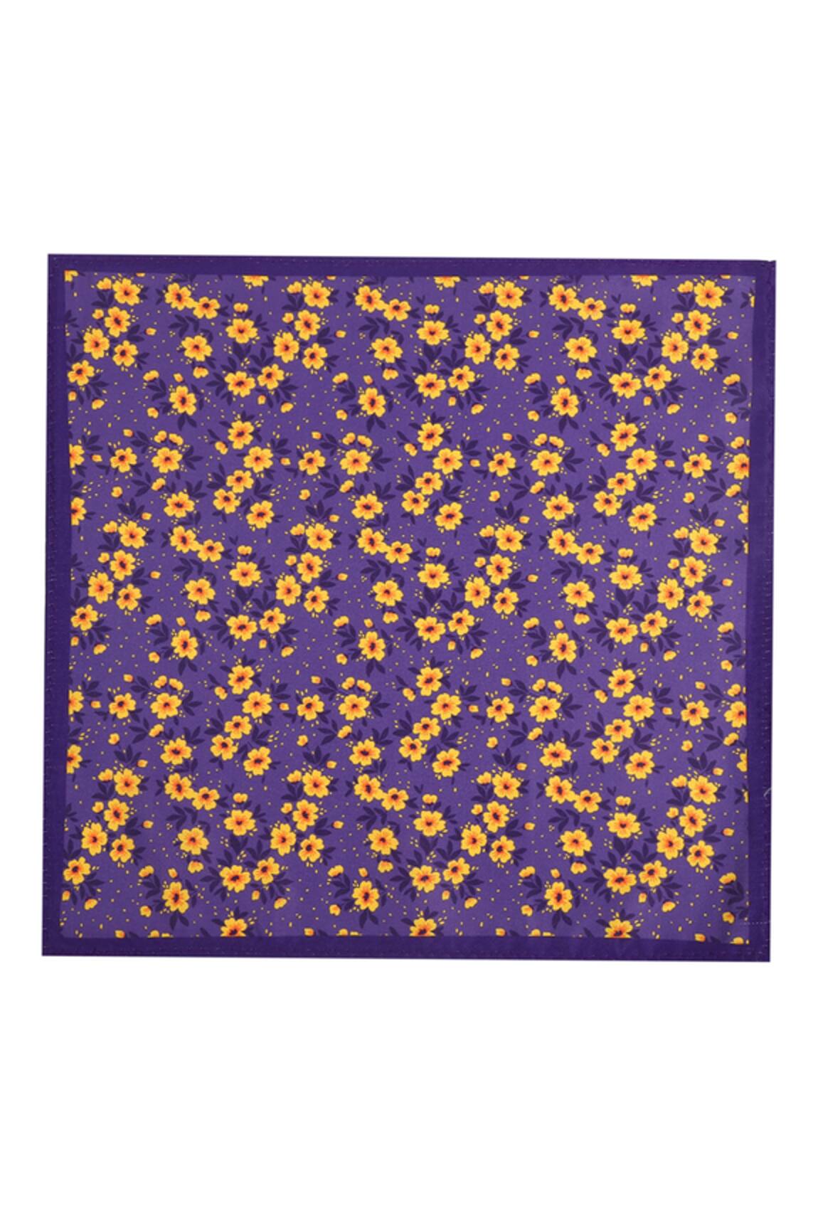 Purple Galaxy AOP Printed Pocket Square by TooLoud