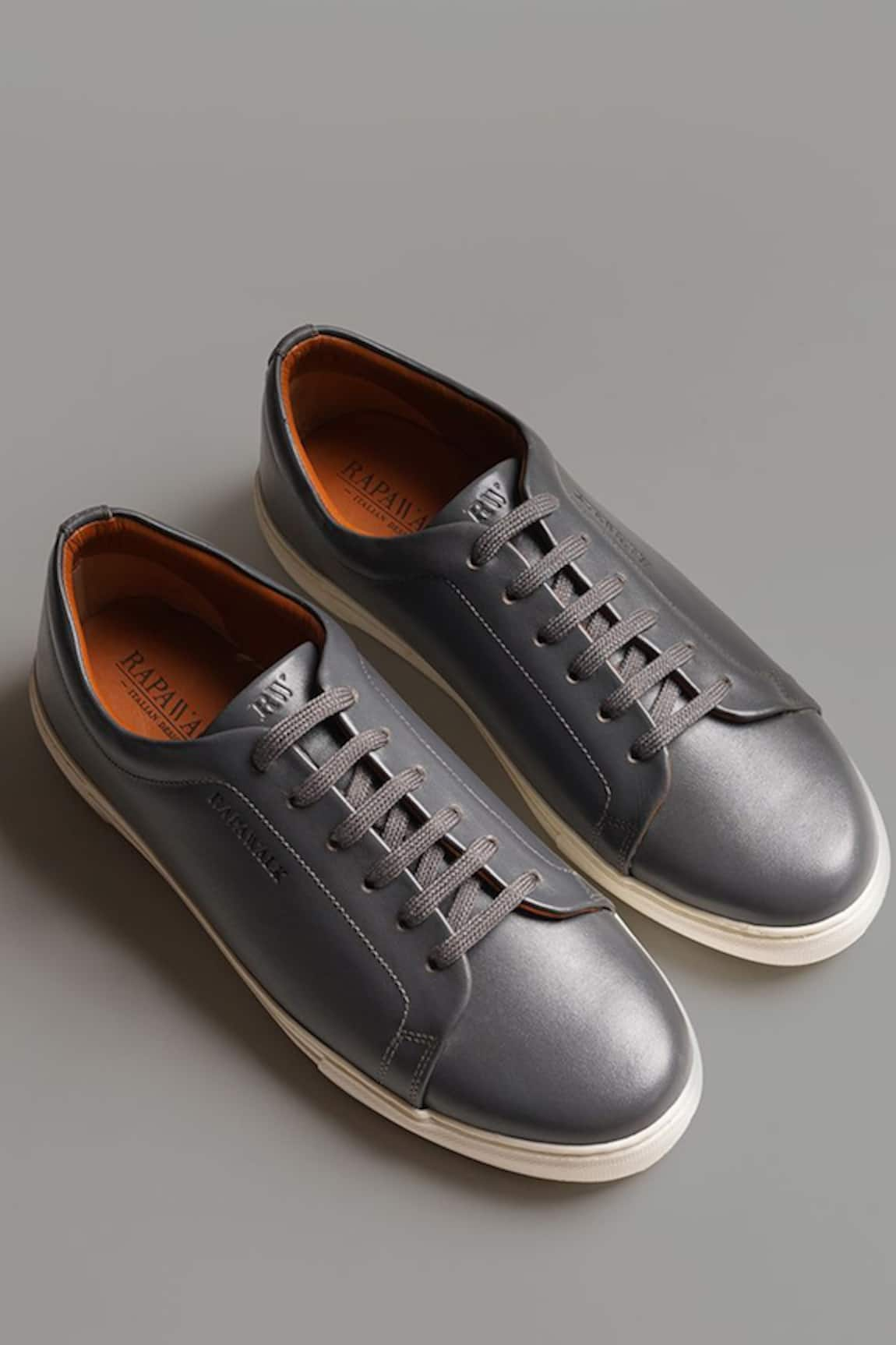 Rapawalk Lace Up Leather Sneakers