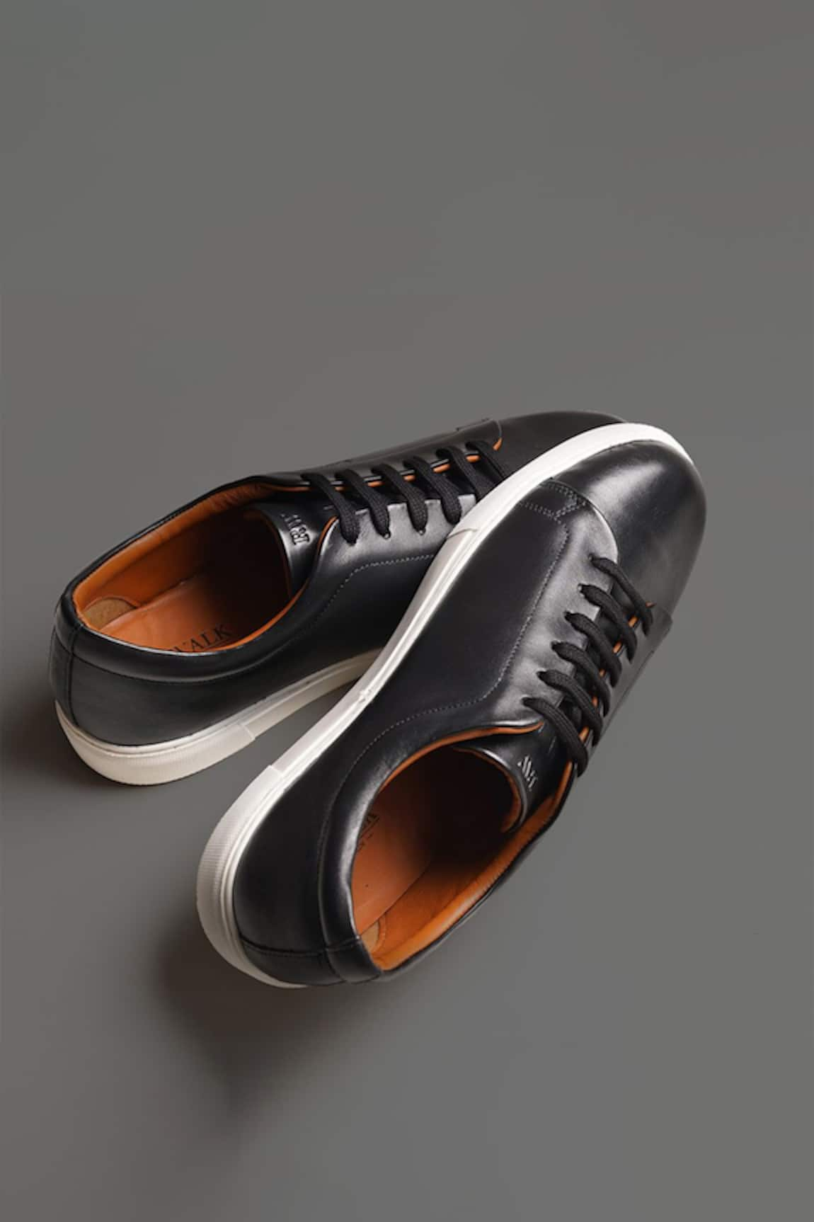 Rapawalk Lace Up Leather Sneakers