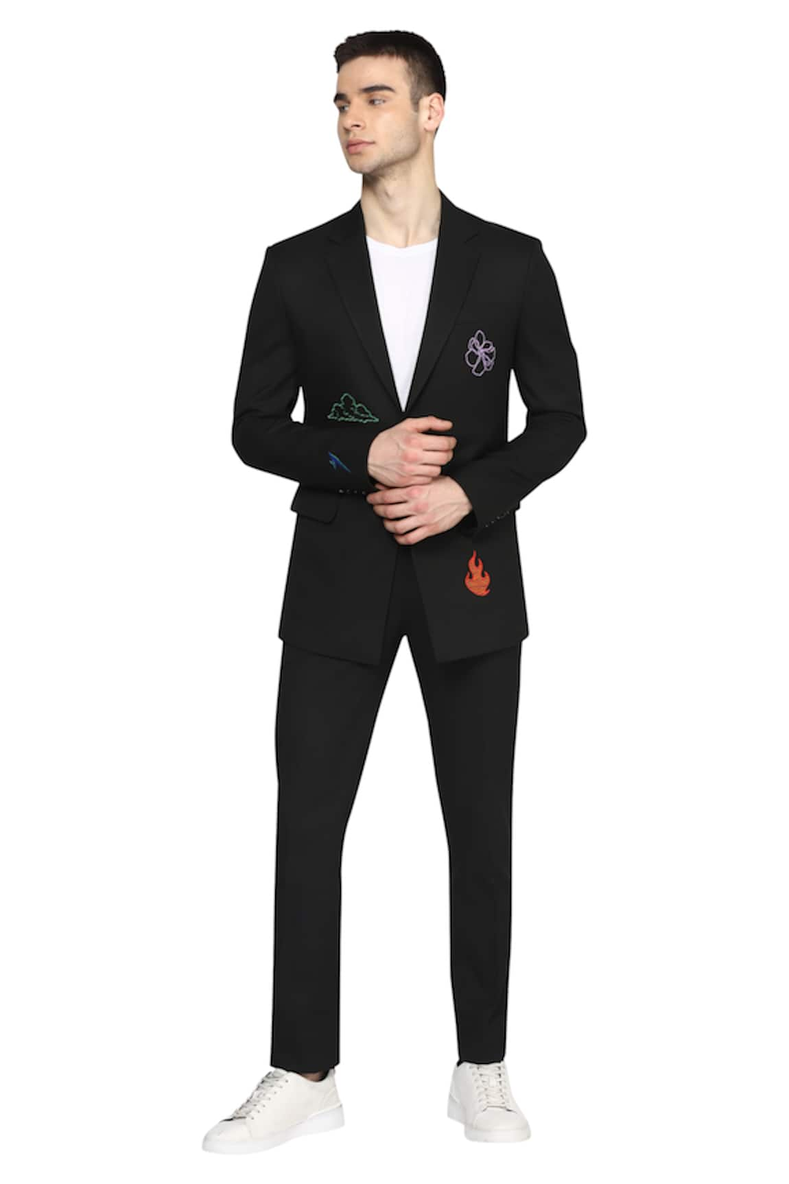 Noonoo Slim-Fit Blazer & Pant Set