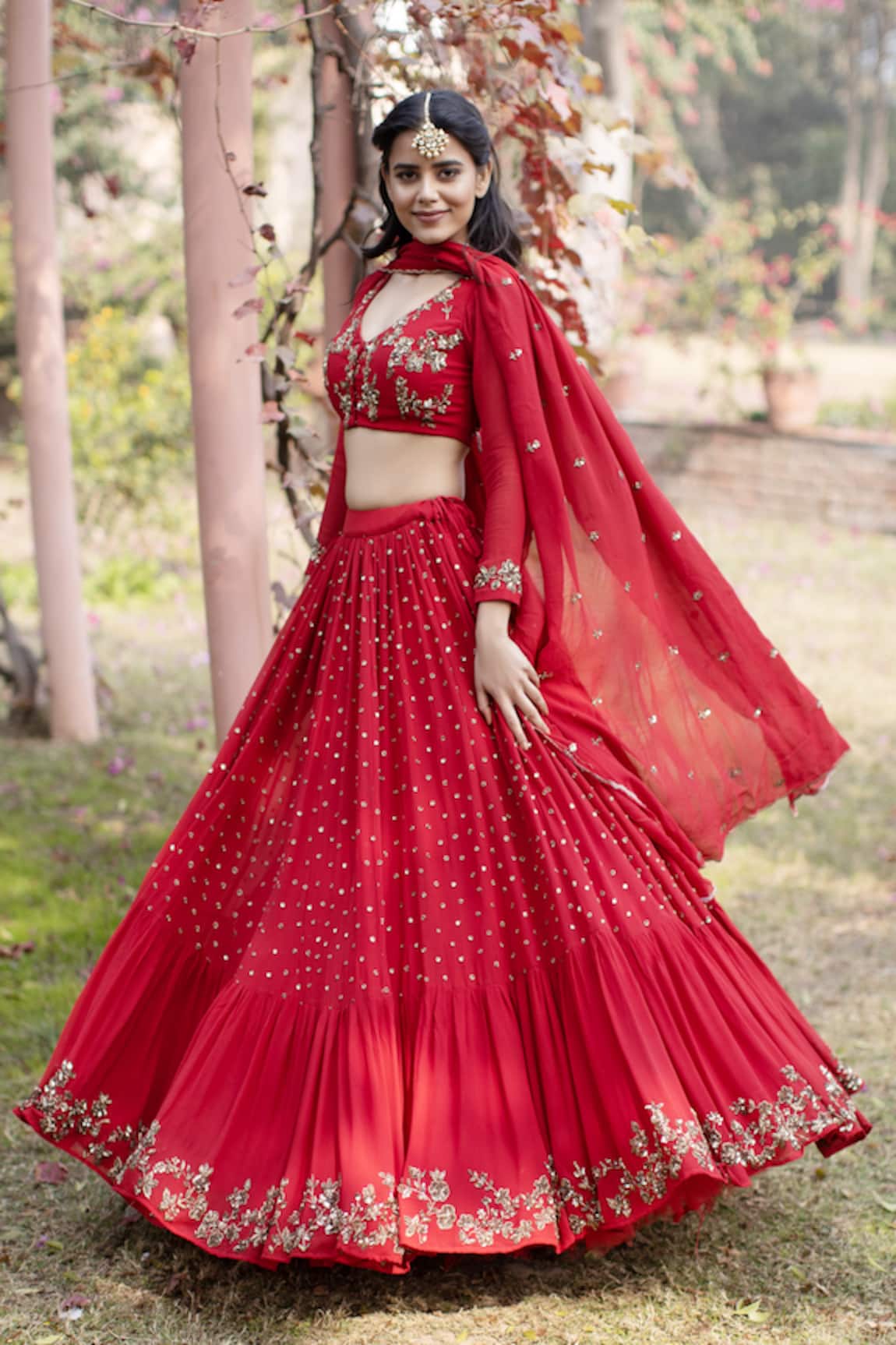 Astha Narang Embellished Lehenga Set