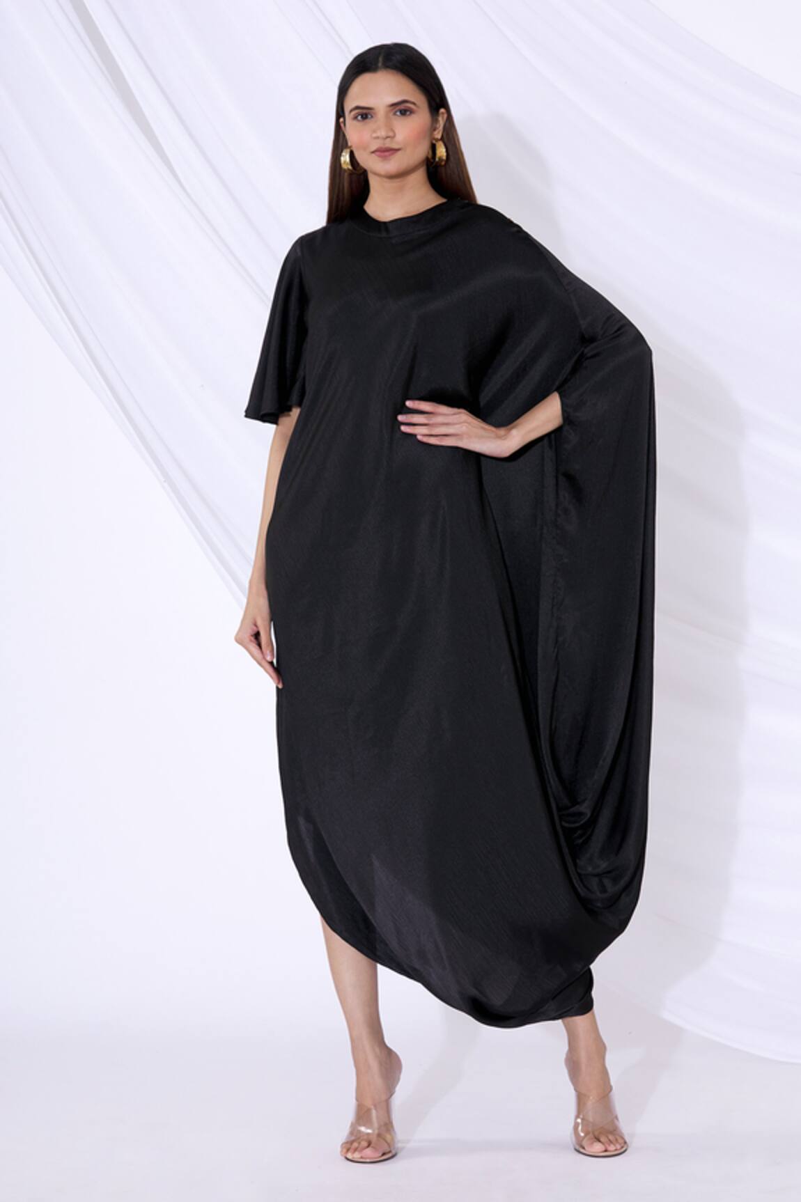 Urvashi Joneja Textured Draped Dress 