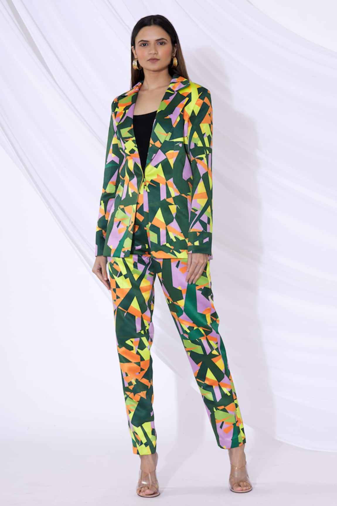 Buy Womens Business Work Suit Set Blazer Pants for Office Lady Suit Set  Slim Fit Blazer Pant Online at desertcartINDIA