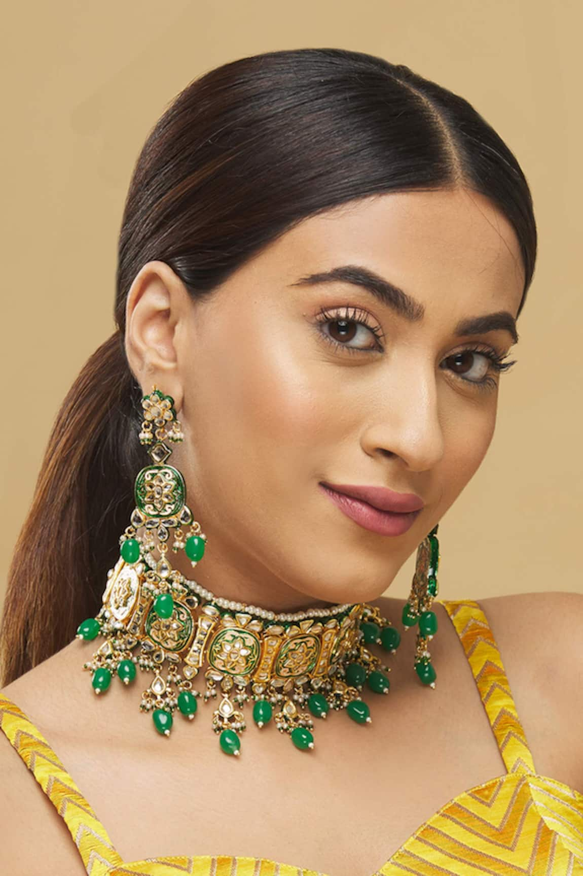 Posh by Rathore   Kundan Choker Set 