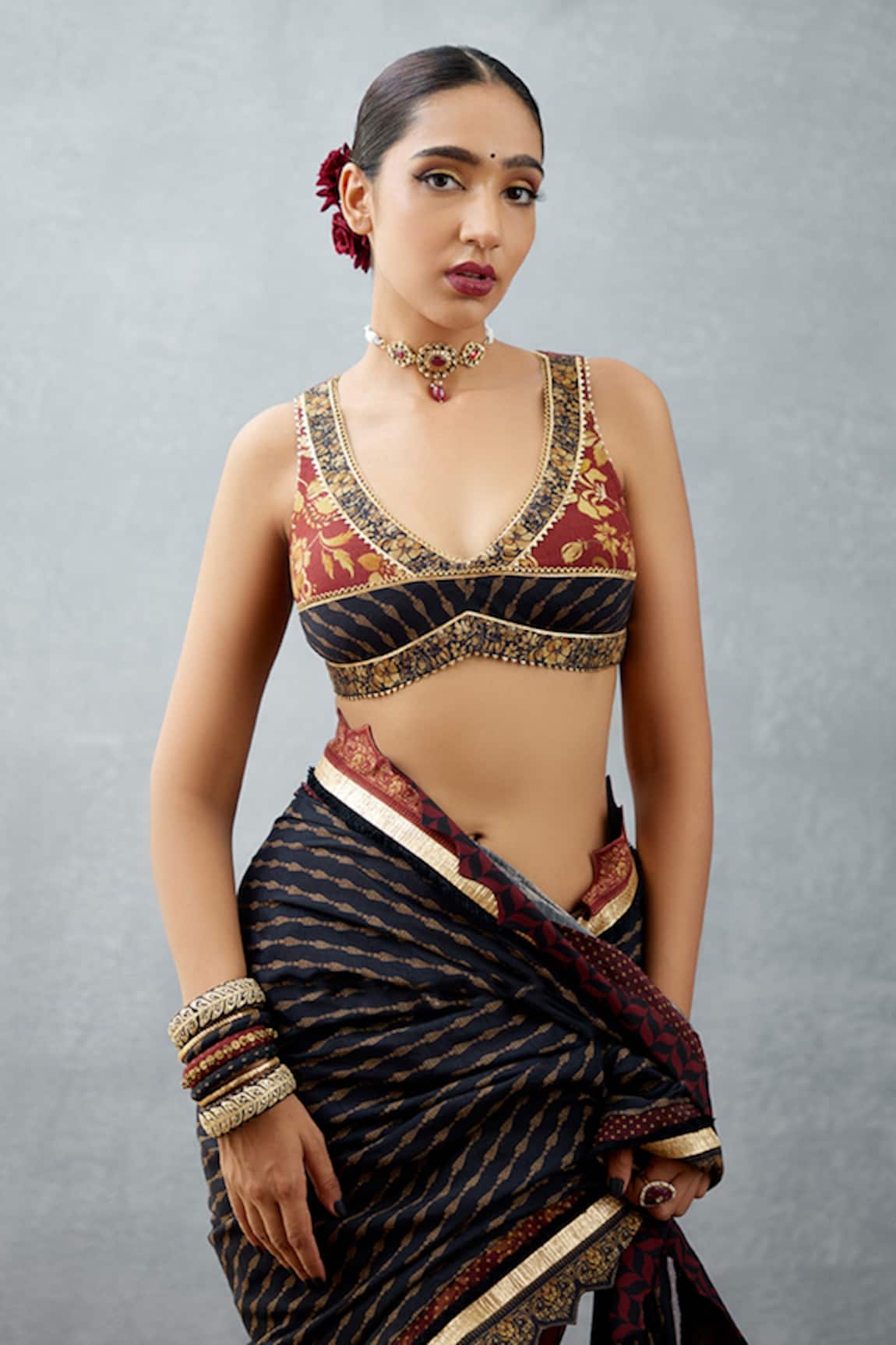 Torani Gulnar Baano Printed Blouse 