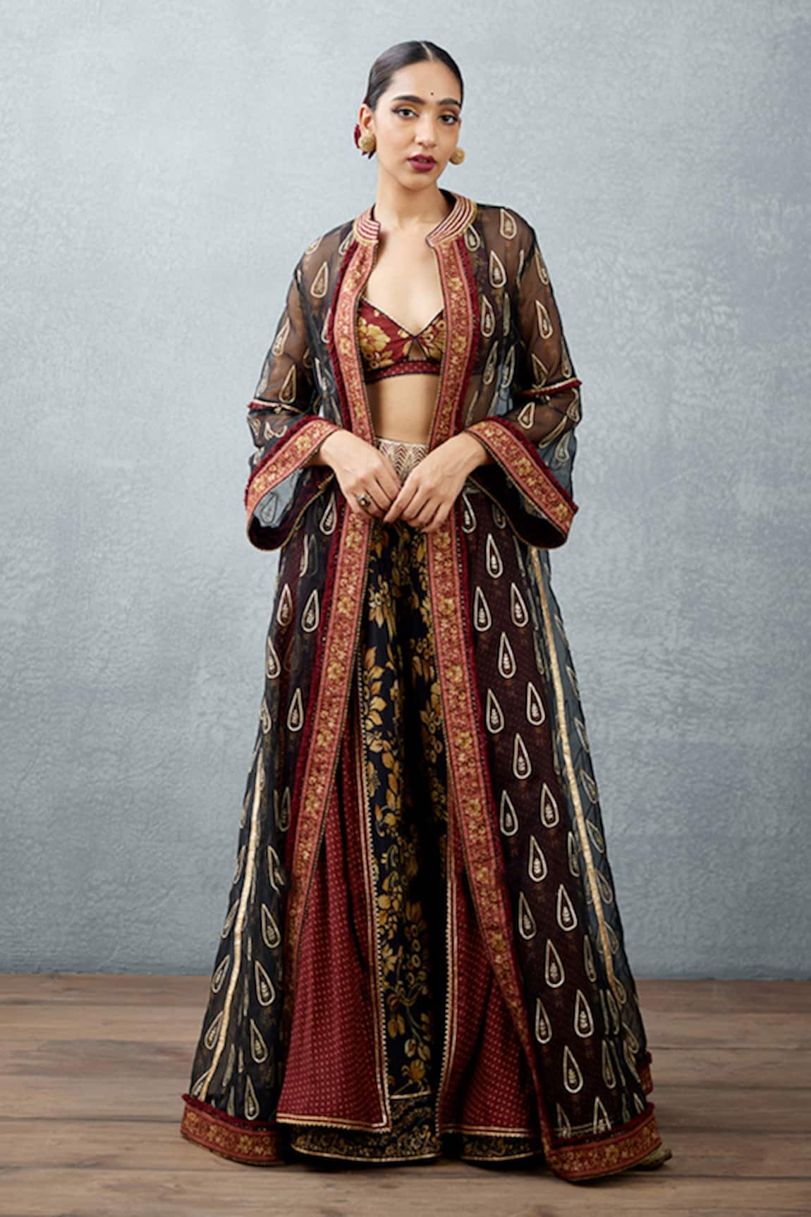 Torani Gulghast Farhat Printed Chogha Set 