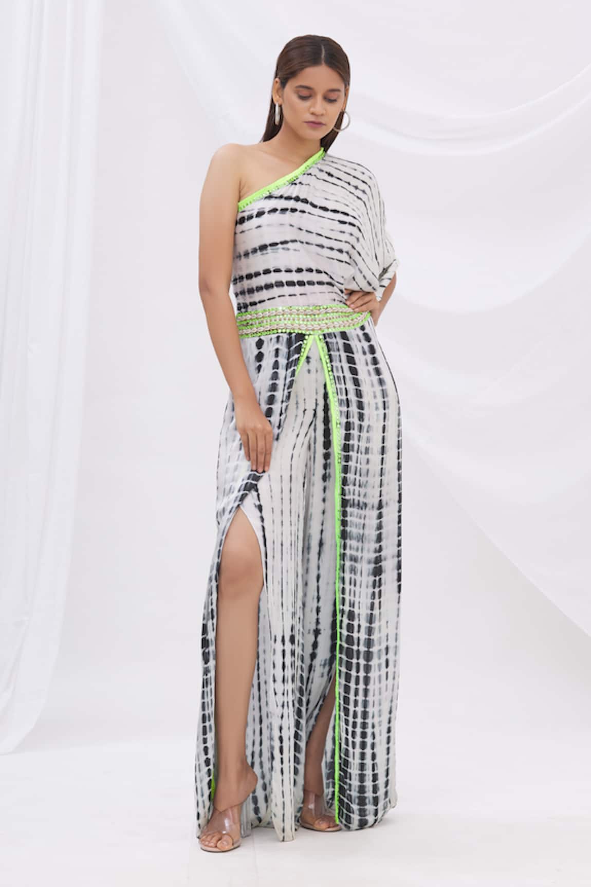 Surily G Tie Dye One Shoulder Jumpsuit 