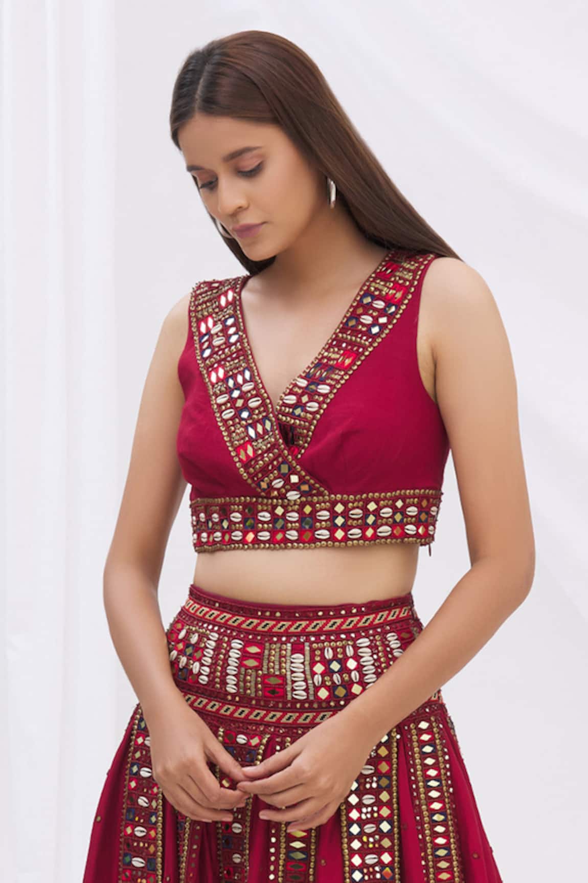 Surily G Embroidered Crop Top 