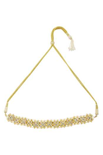 Just Shradhas Kundan Floral Choker 