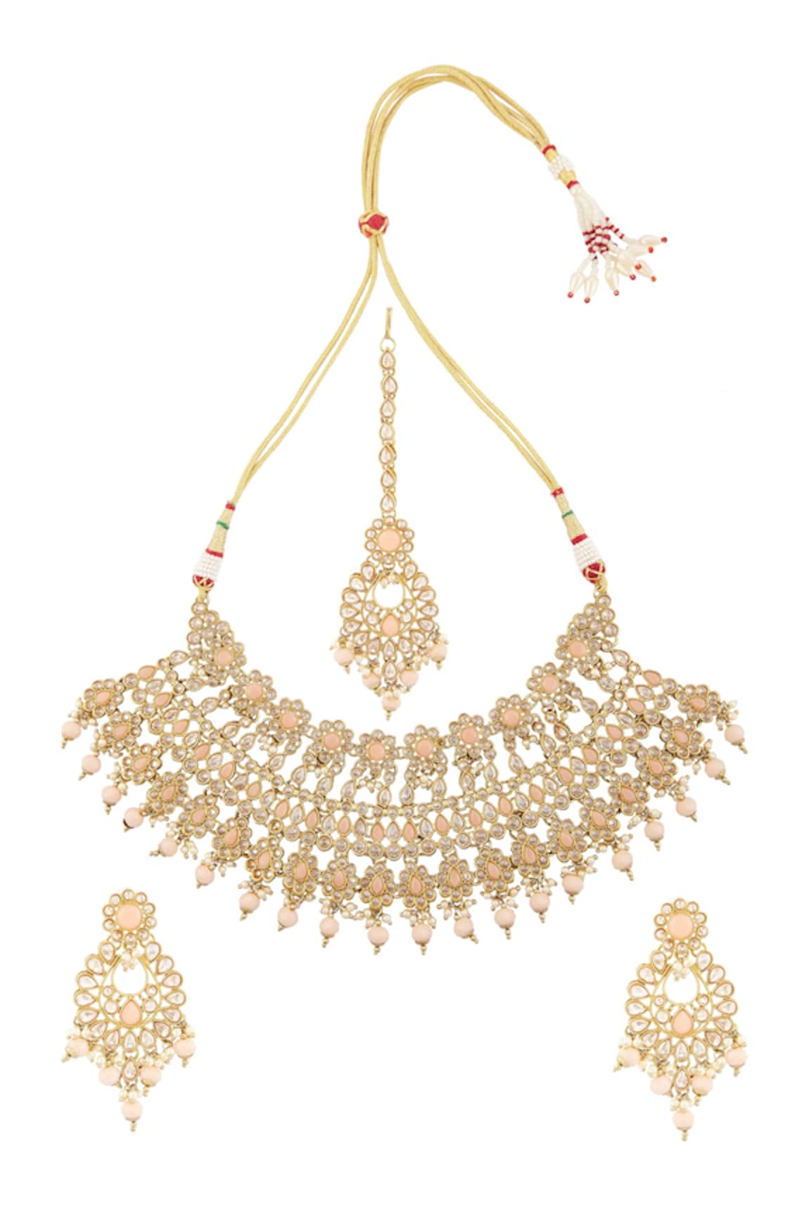 Moh-Maya By Disha Khatri Studded Choker Set 