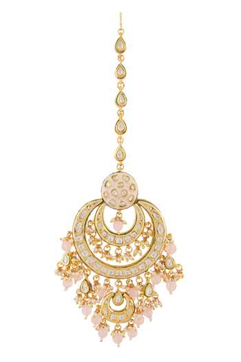 Zevar By Geeta Kundan Meenakari Maangtikka 