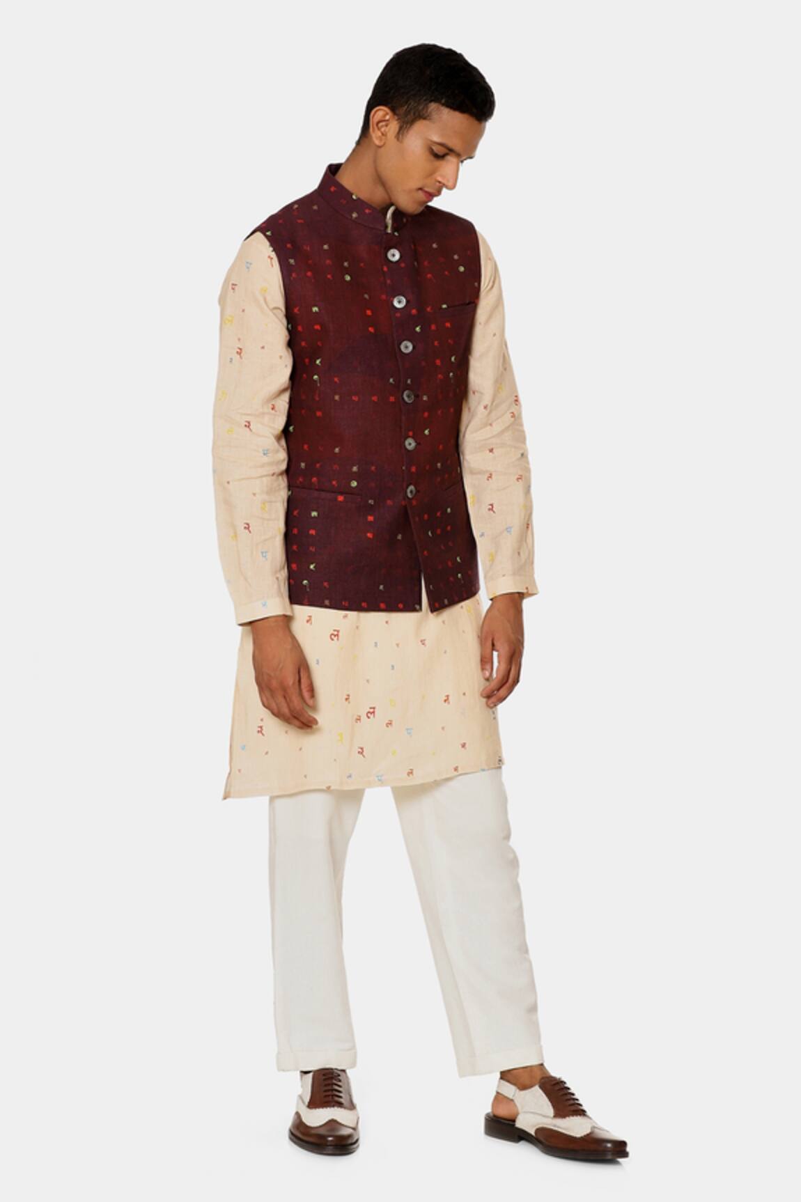 Satya Paul Linen Bundi 