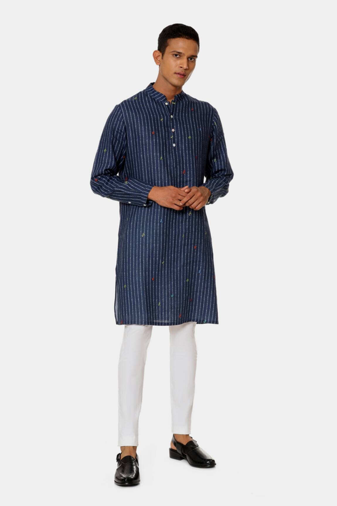 Satya Paul Linen Swag Kurta 