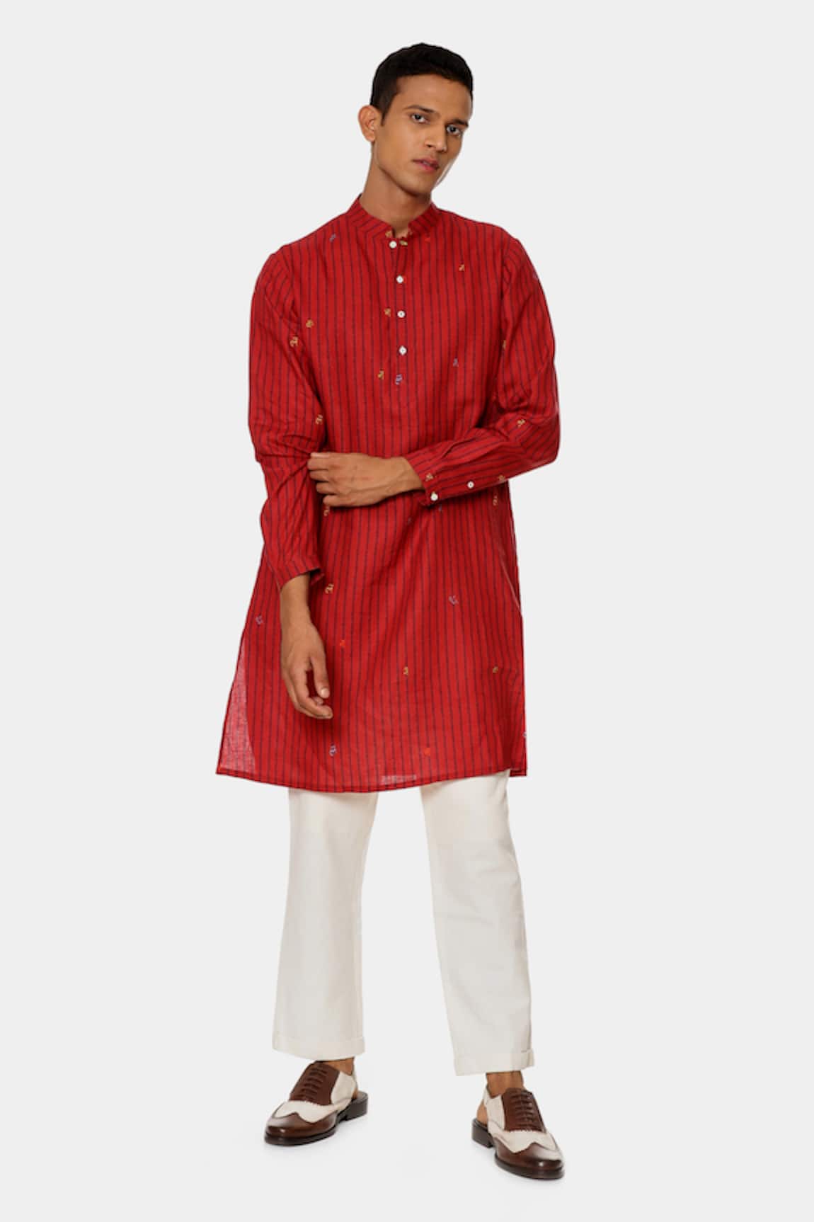 Satya Paul Linen Mars Kurta 