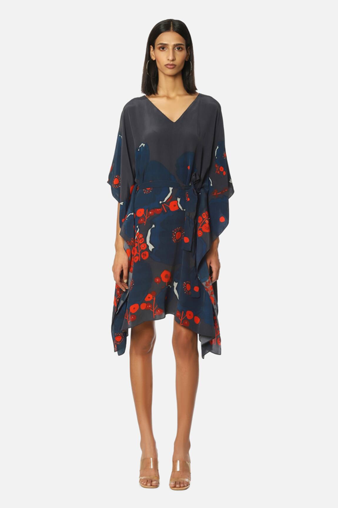 Satya Paul Maldives Floral Pattern Kaftan Dress
