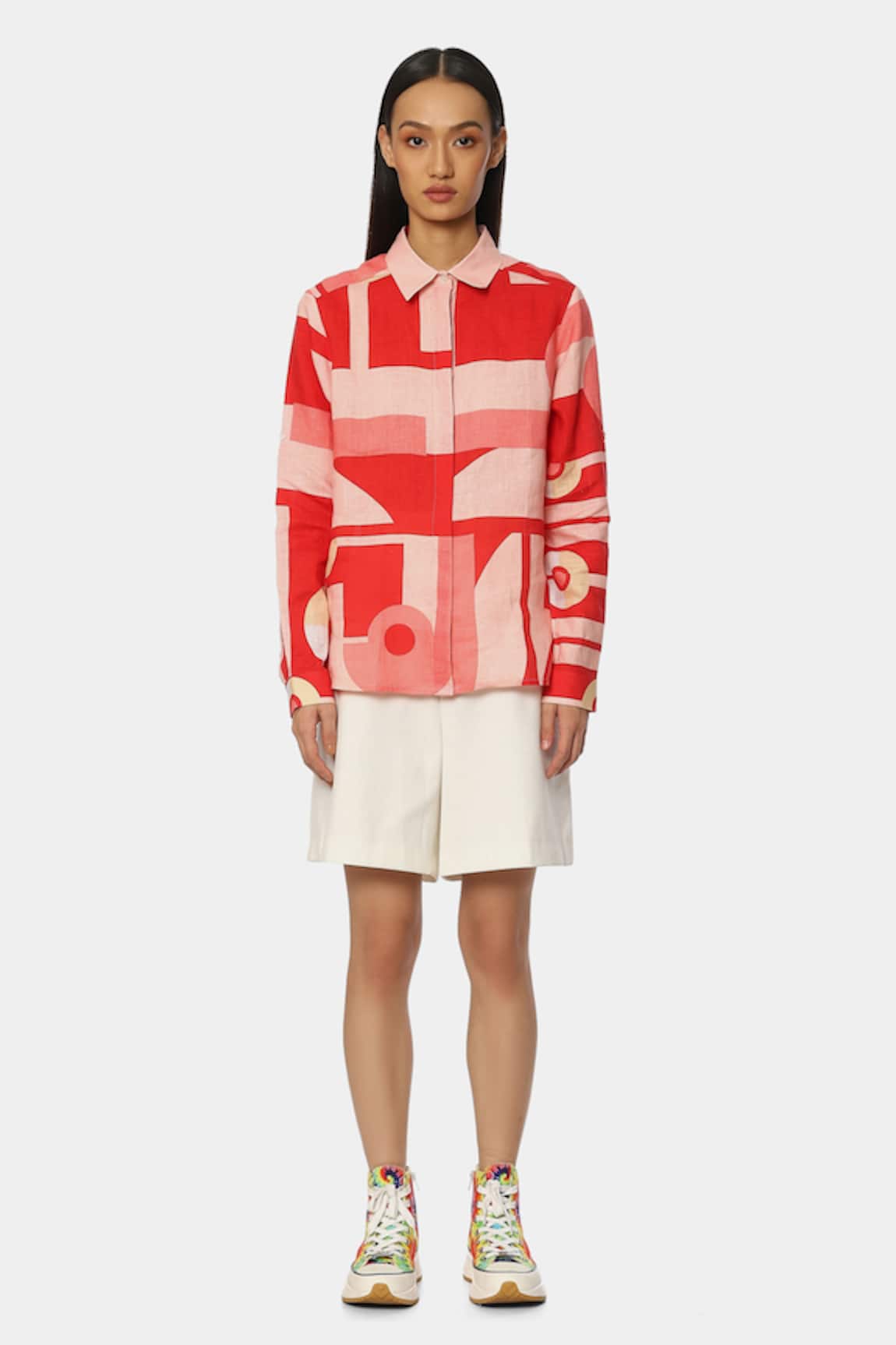 Satya Paul Graphic Linen Shirt