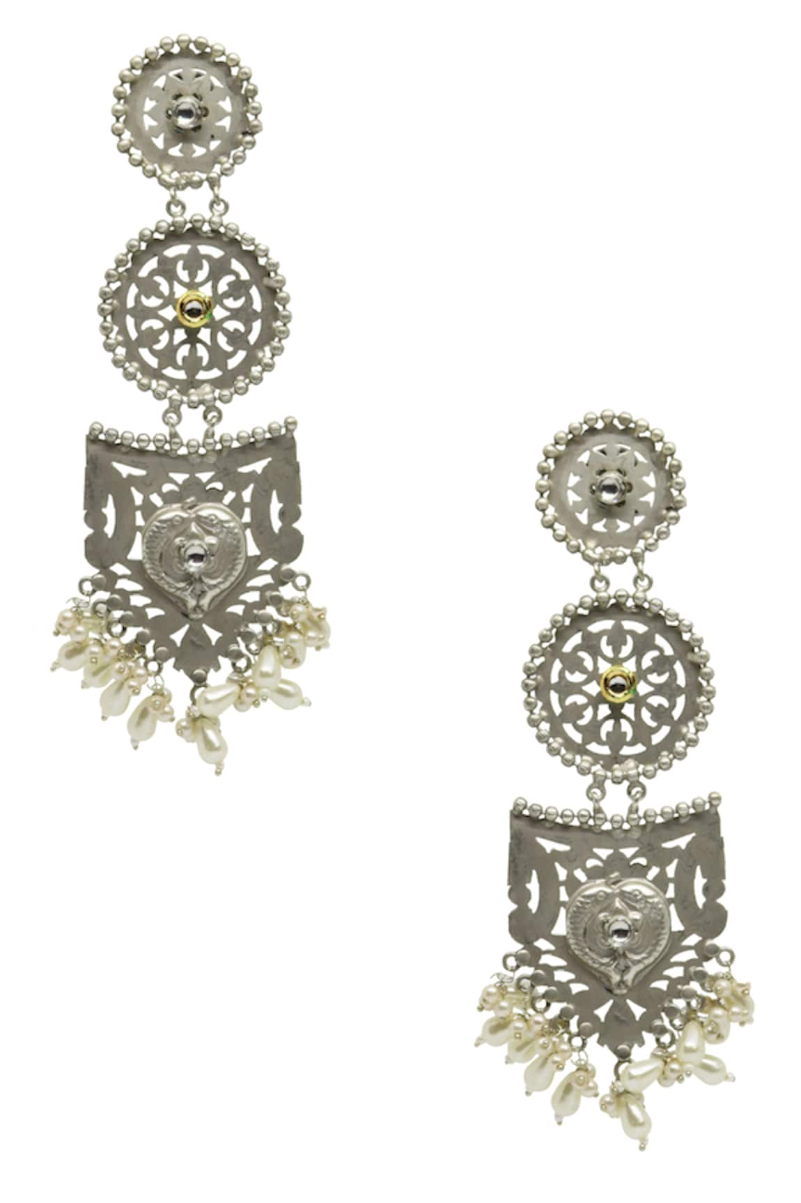 Arnimaa Gulchandani Embellished Long Earrings