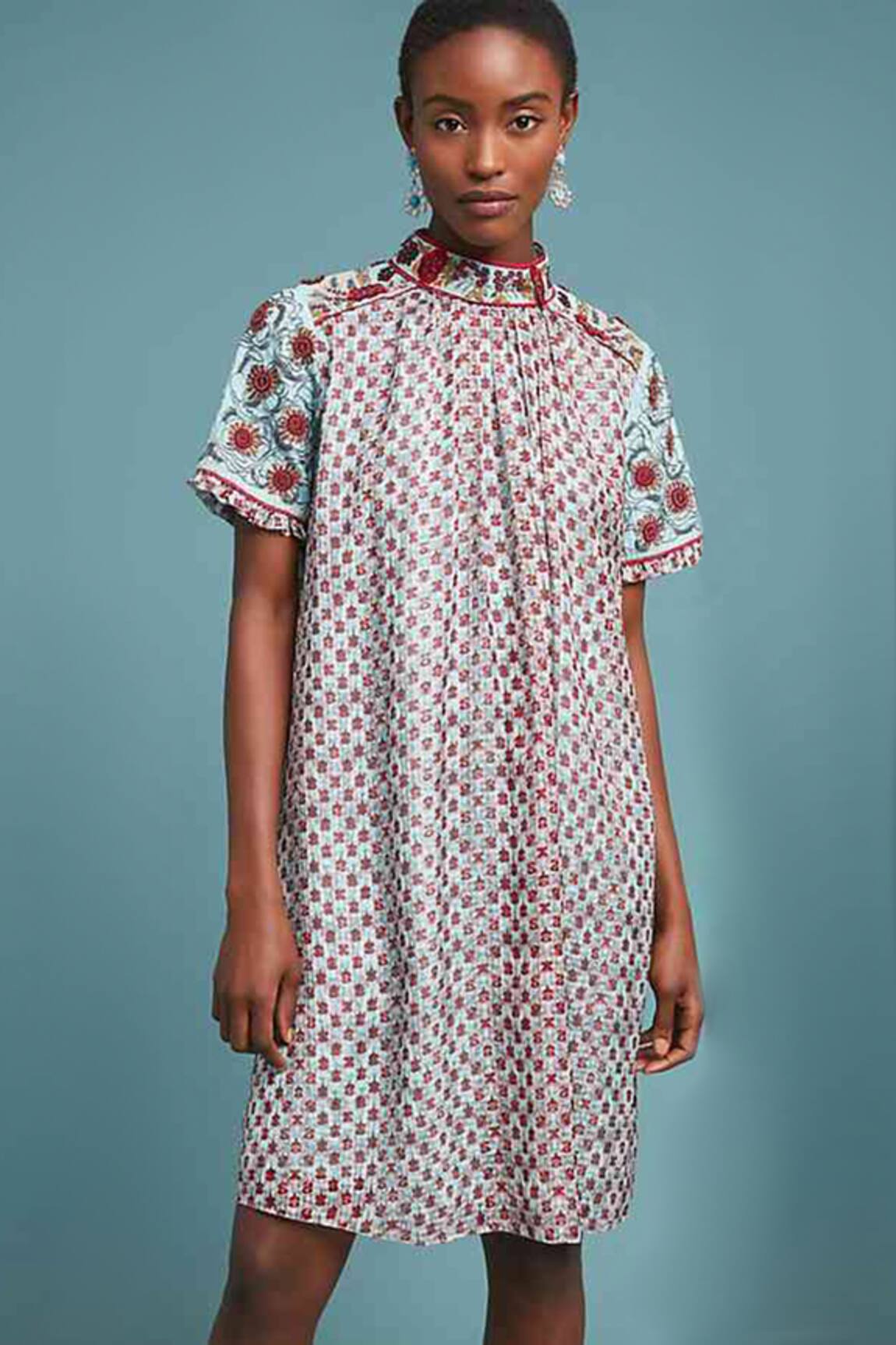 Bhanuni By Jyoti Floral Printed Short Dress