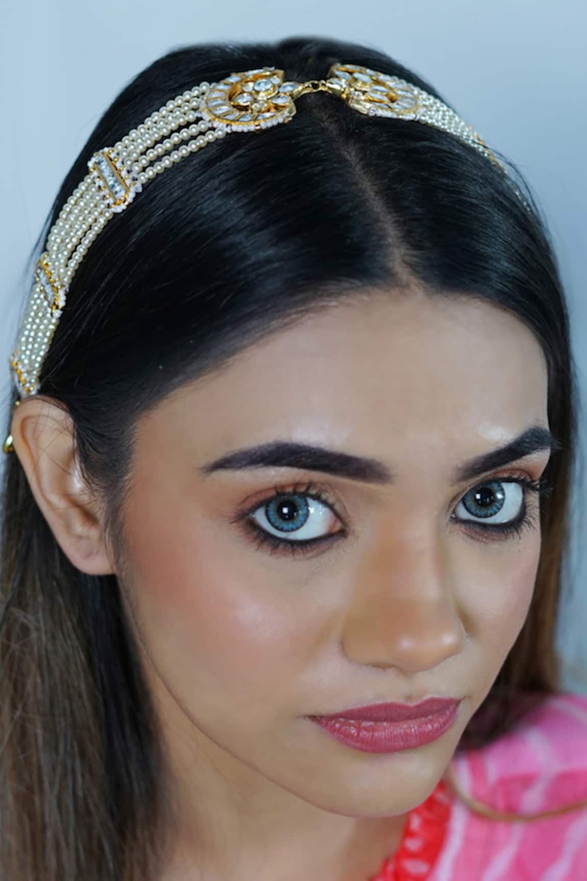 Namasya Kundan Carved Sheeshphool