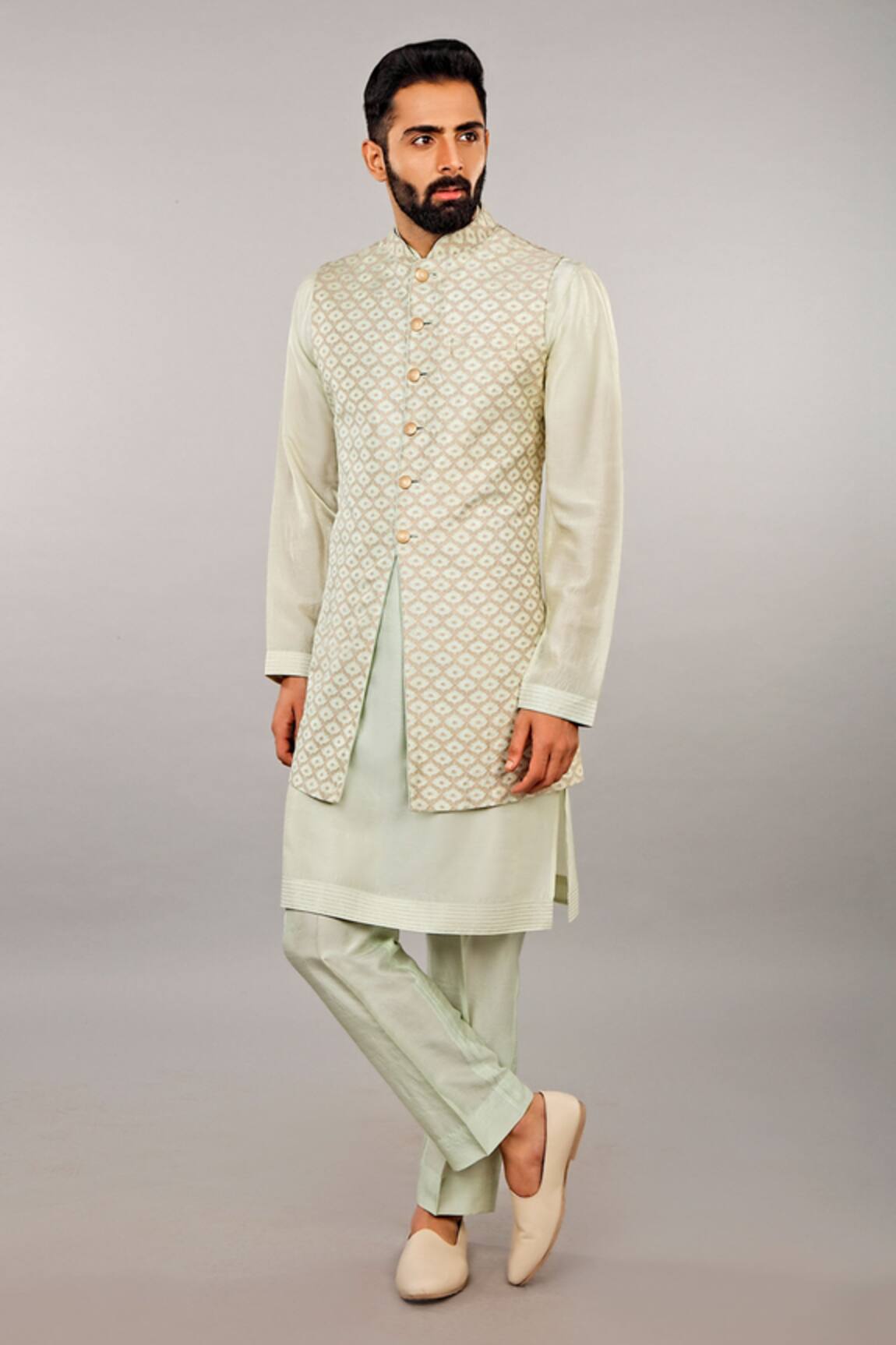 Vanshik Silk Kurta Bundi Set