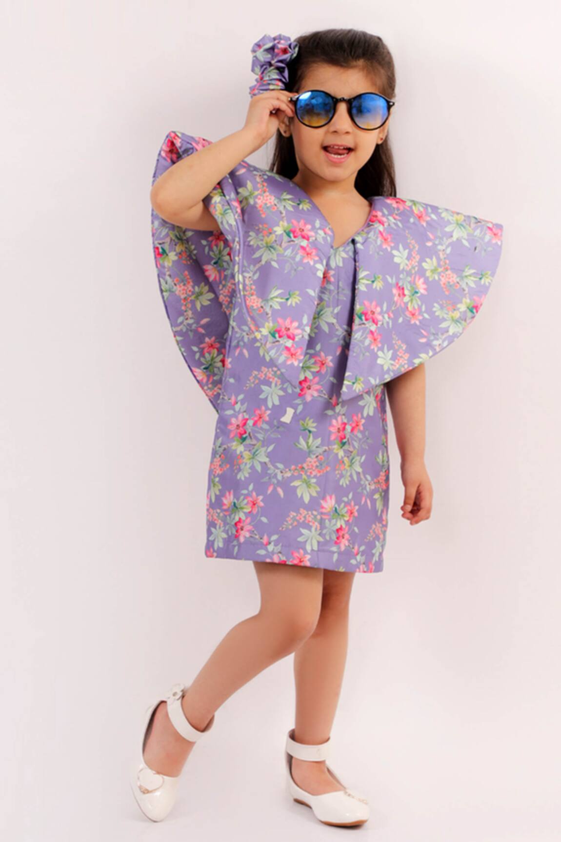 Lil Angels Floral Print Dress