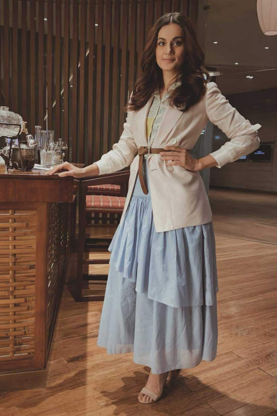 Arcvsh By Pallavi Singh High-Waist Layered Culottes