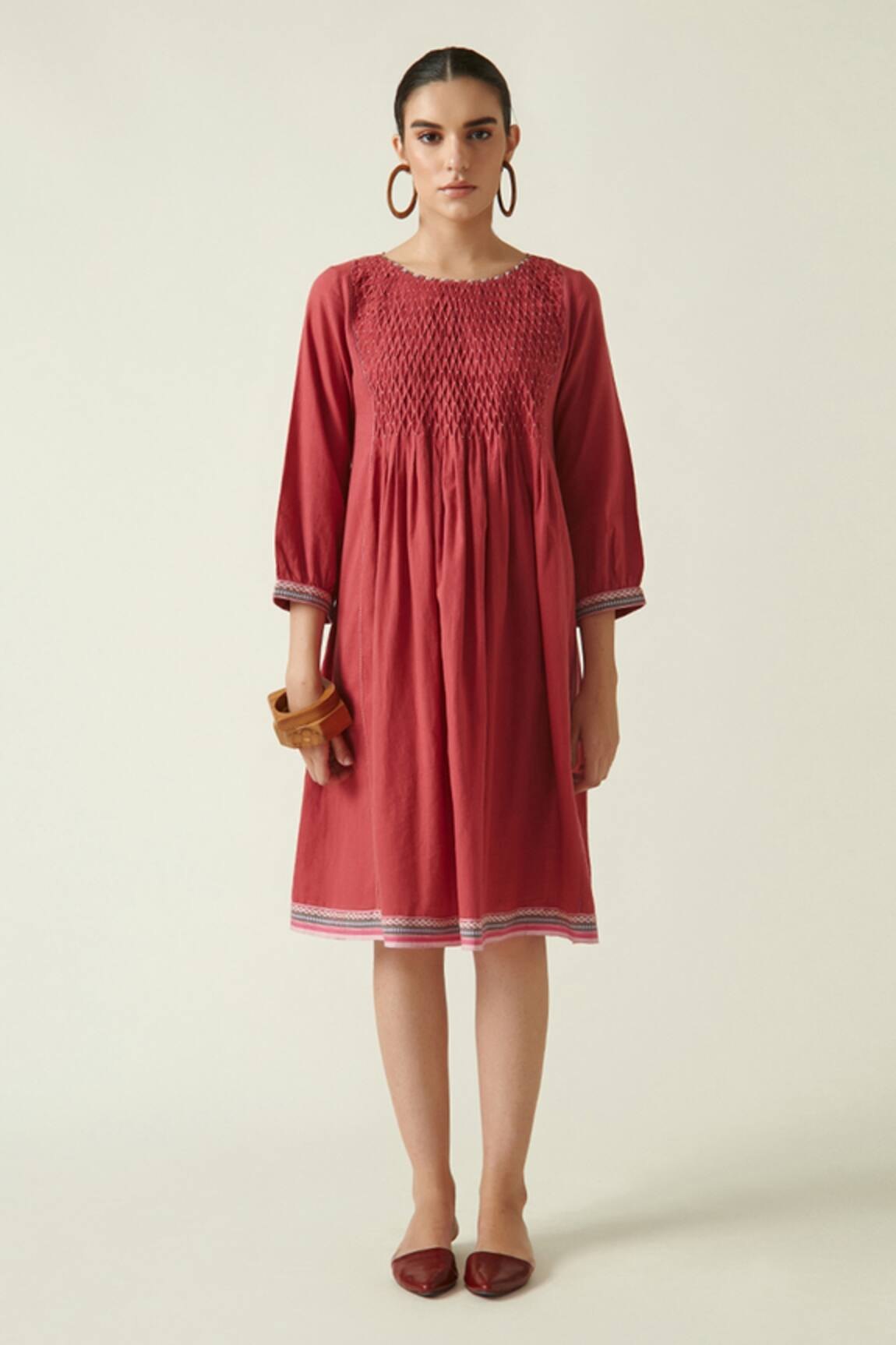 Payal Pratap Crimini Smocked Dress 