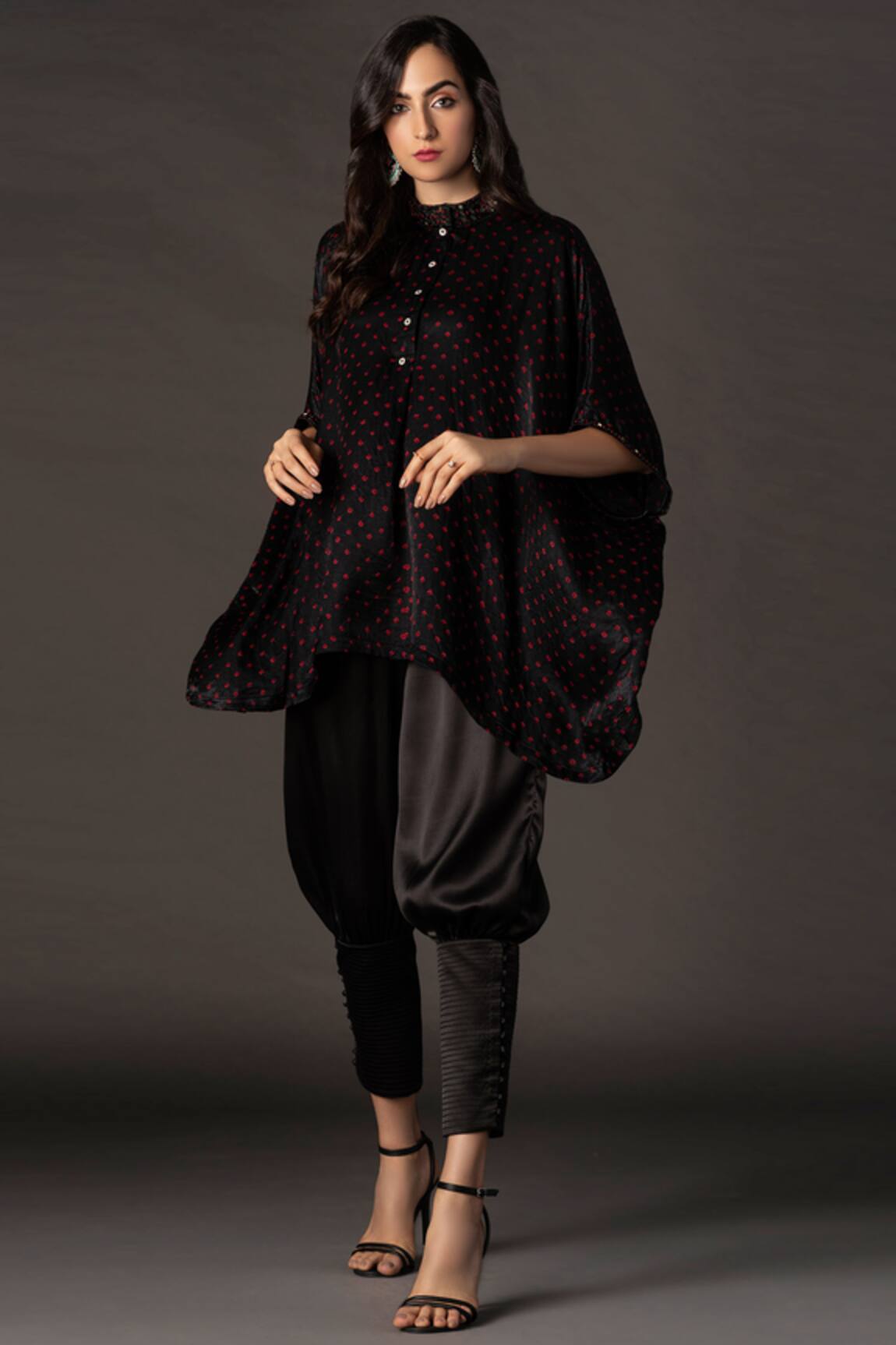 Twenty Nine Asymmetric Bandhani Top
