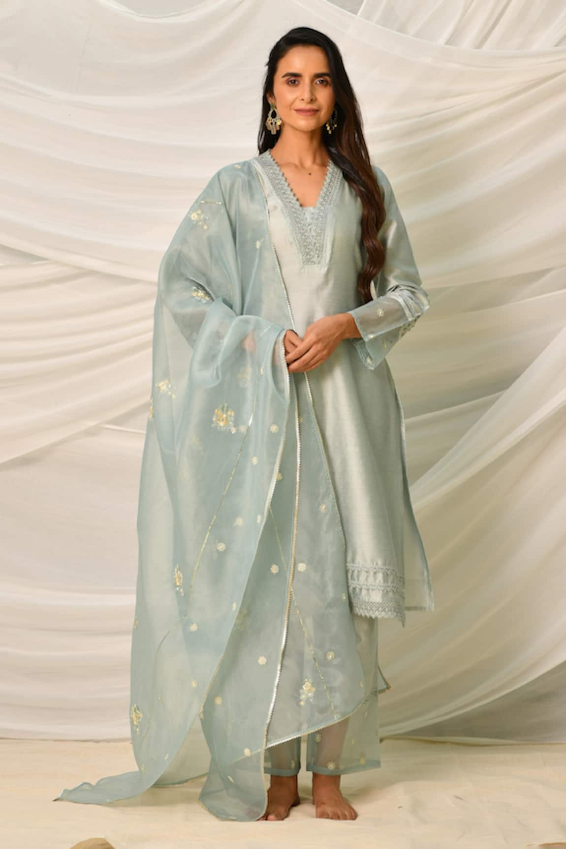 Seher Jaipur Meher Embroidered Kurta Set