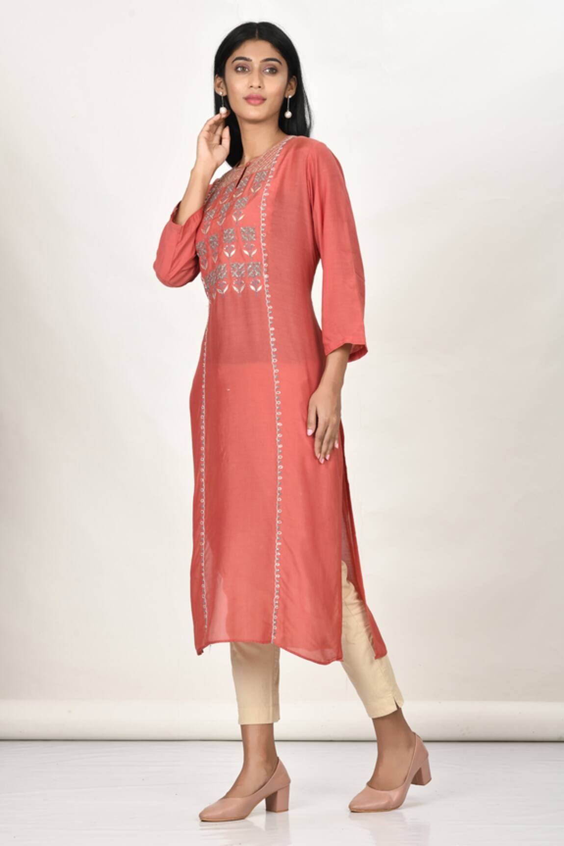 Khwaab by Sanjana Lakhani Gota Embroidered Kurta