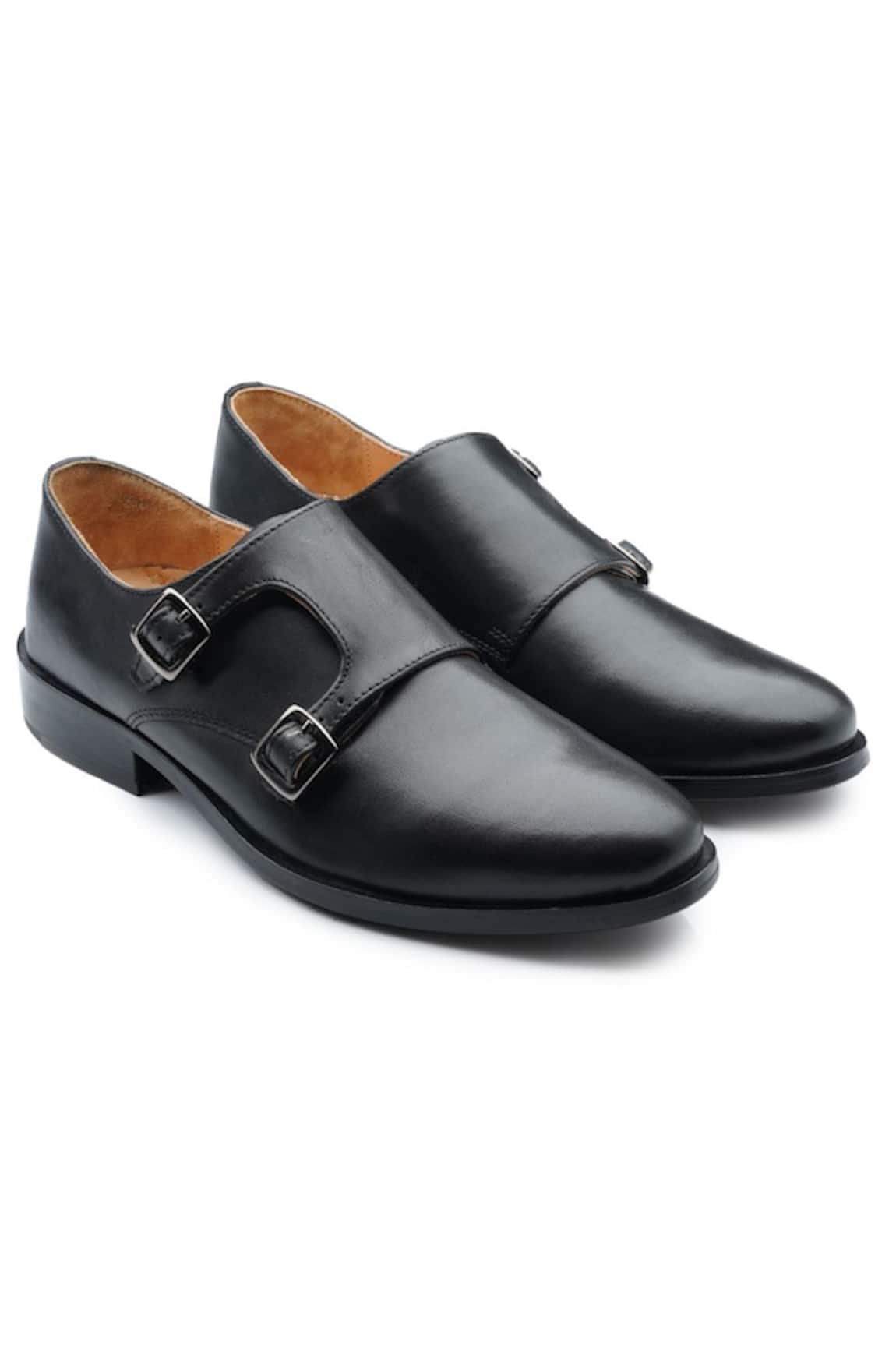 Rapawalk Double Strap Monk Shoes