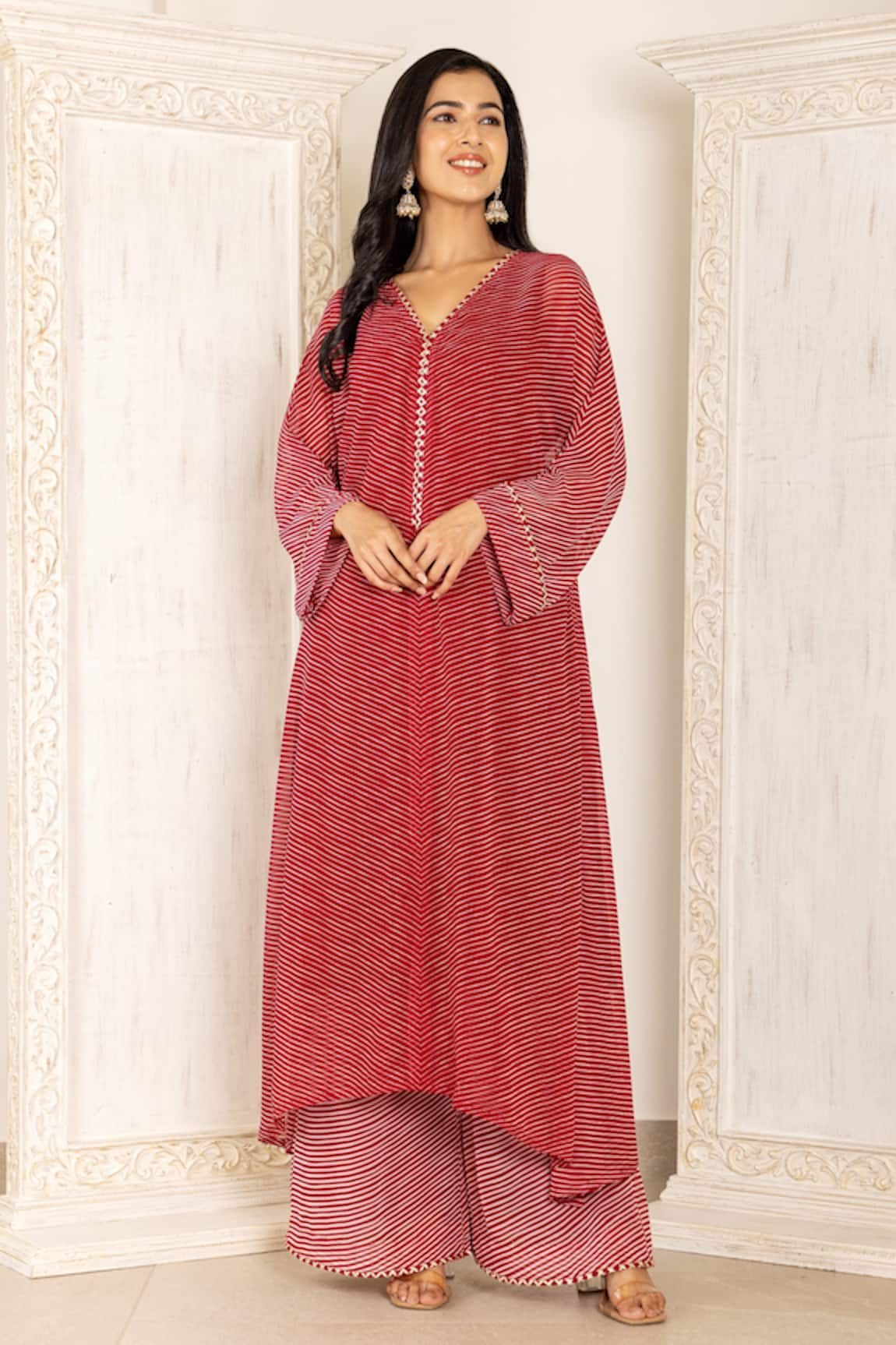 Inara Jaipur Leheriya Kurta & Palazzo Set