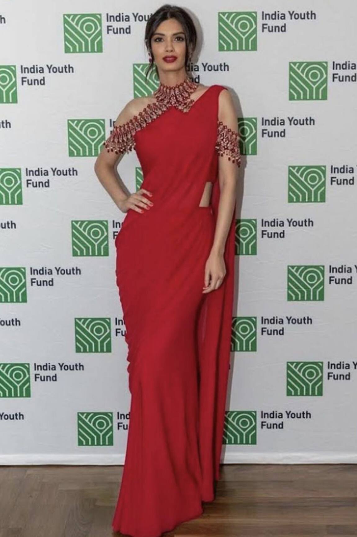 Tarun Tahiliani Pre-Draped Saree with Blouse