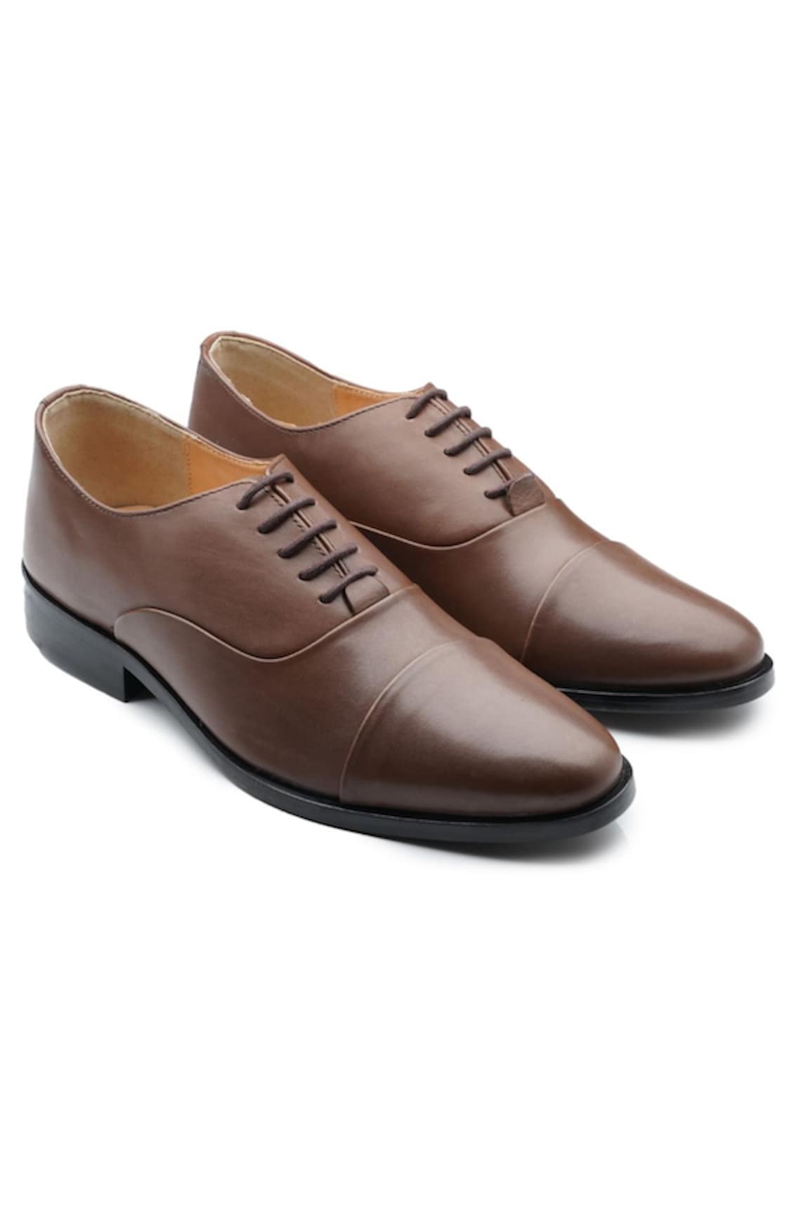 Rapawalk Handcrafted Toe Cap Oxford Shoes