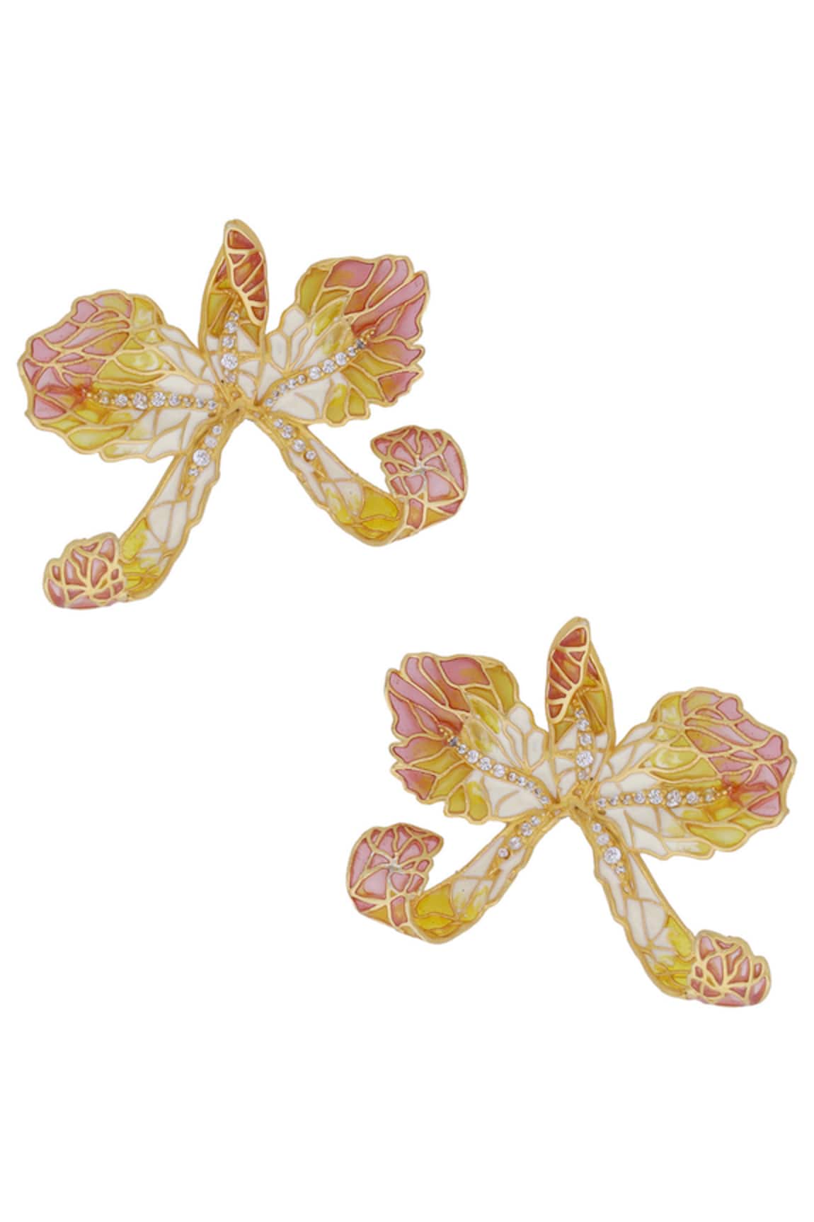 Azga Handcrafted Floral Studs